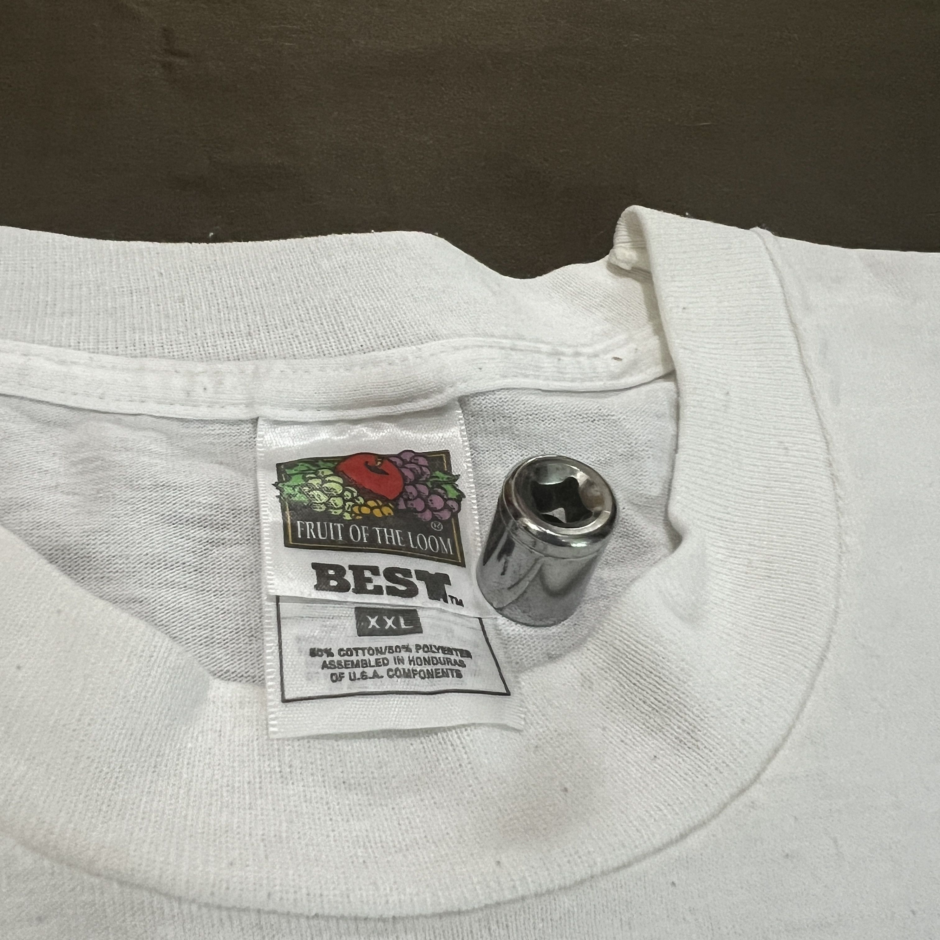 Vintage Vintage Stop the violence God Jesus Holy Bible Tee 2XL Size US XXL / EU 58 / 5 - 3 Thumbnail