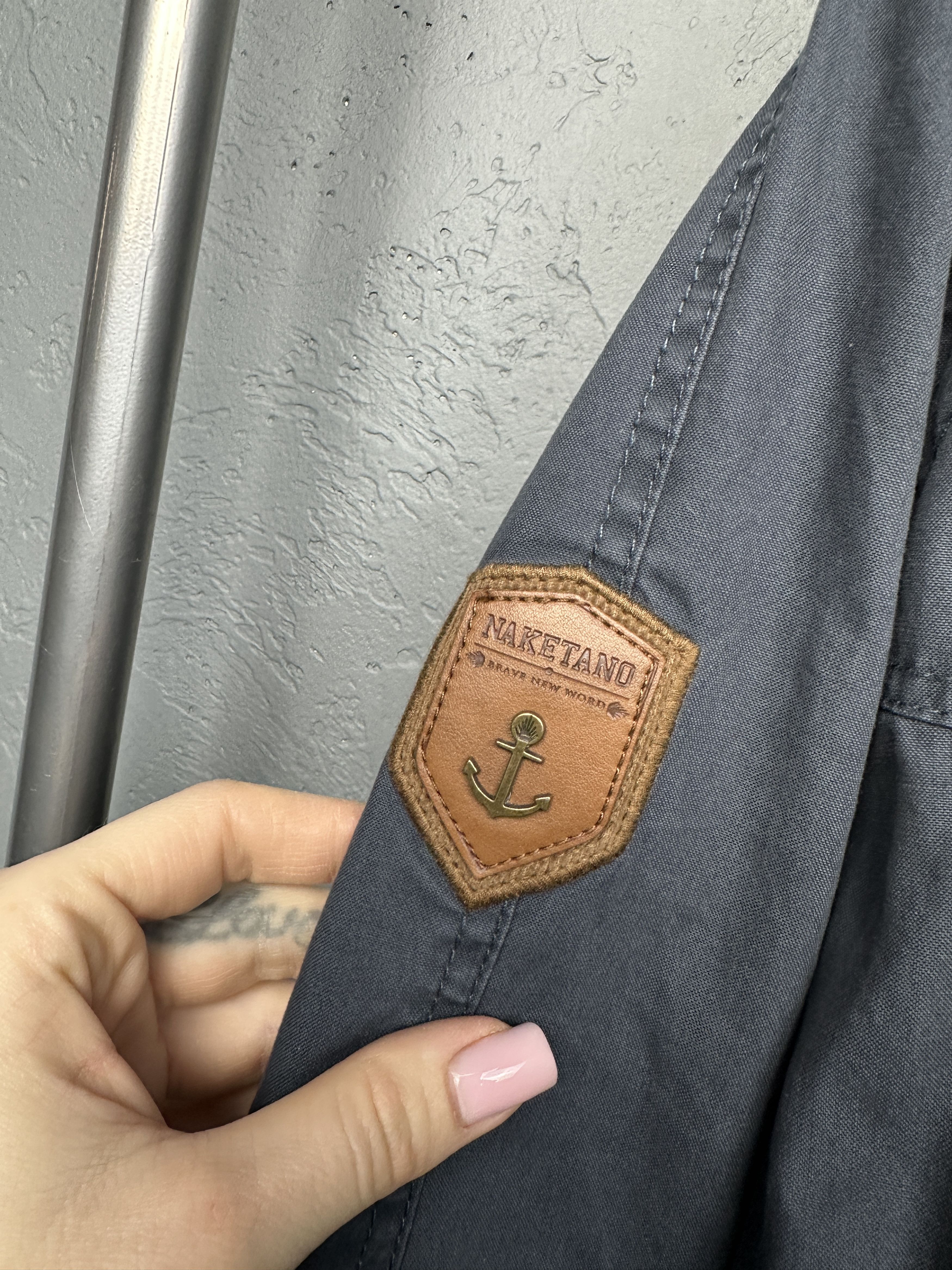 Naketano Naketano Mens Hooded Insulated Jacket Size US L / EU 52-54 / 3 - 3 Thumbnail