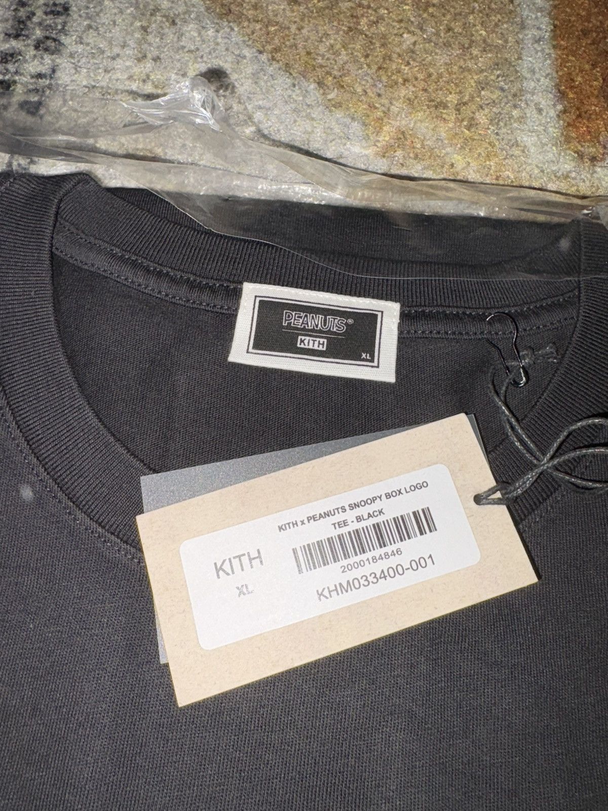 Kith × Peanuts Kith x Peanuts Snoopy Box Logo Tee Black Size US XL / EU 56 / 4 - 3 Thumbnail