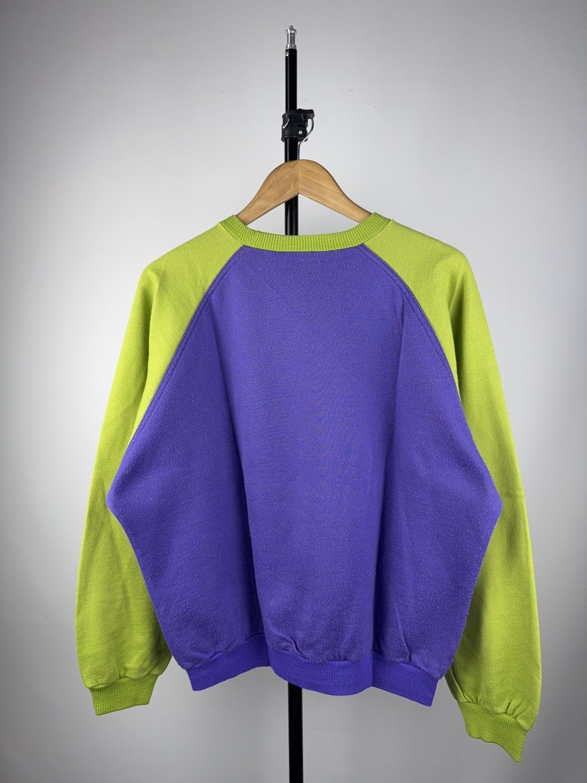 Other × Vintage Vintage 80s Swiss Sweatshirt Neon Logo Retro Sport Print Size US M / EU 48-50 / 2 - 6 Thumbnail