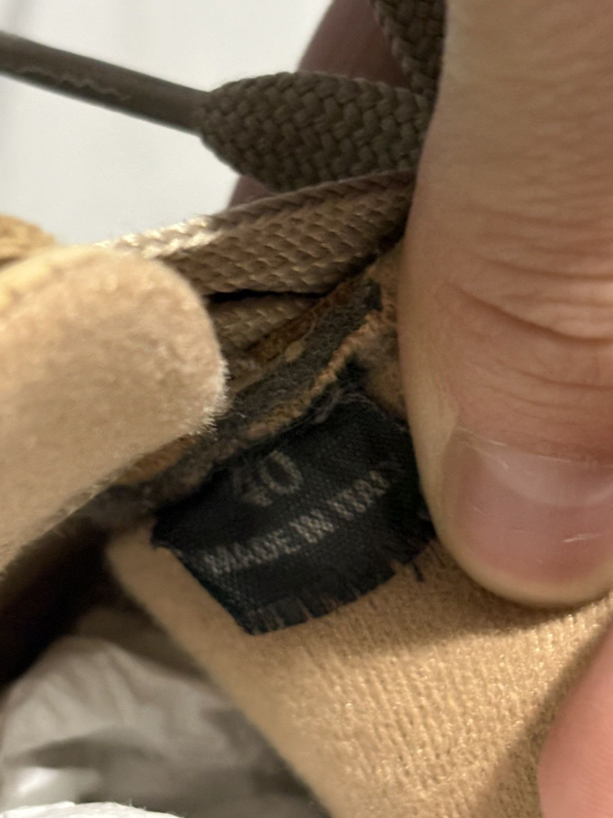 Maison Margiela 7 Margiela DDSTCK Mid Sneaker Deadstock dark orzo cream tan Size US 7 / EU 40 - 4 Thumbnail