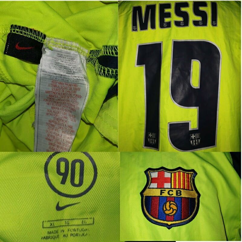 Nike Fc Barcelona Spain 2005 2006 Away Shirt Jersey Size US XL / EU 56 / 4 - 4 Thumbnail
