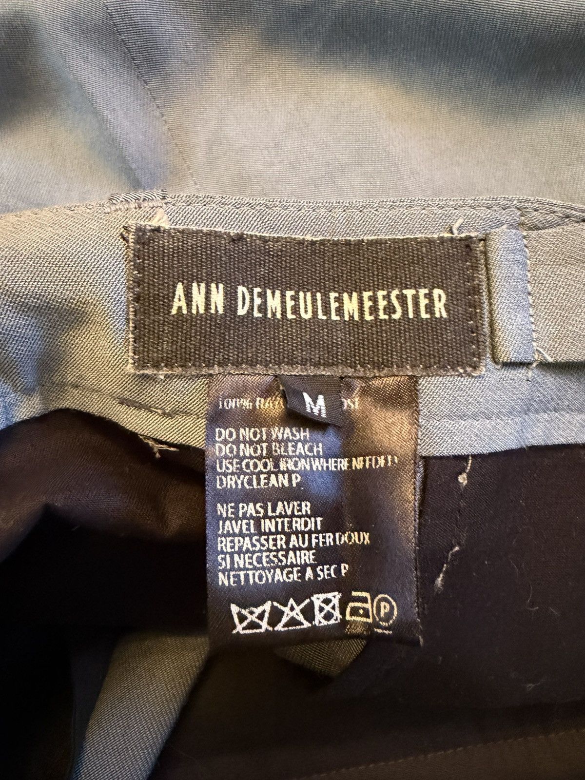 Ann Demeulemeester Ann Demeulemeester Tailored Dress Trousers Pants Size US 34 / EU 50 - 16 Thumbnail