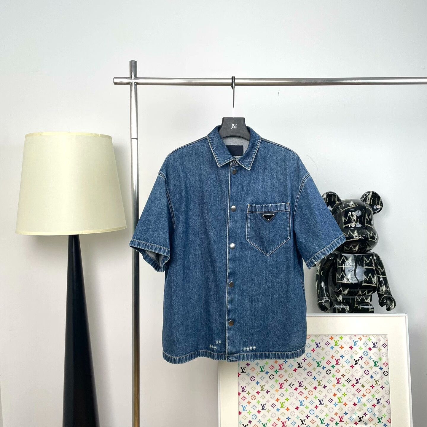 Prada Prada Casual Oversized Shirt l Men Size US L / EU 52-54 / 3 - 1 Thumbnail