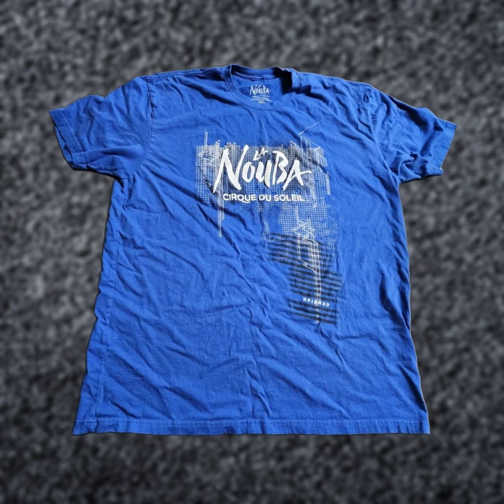 Vintage VINTAGE Cirque du Soleil T-Shirt Mens XL Orlando Travel Souvenir La Nouba Blue Cotton Crew Neck Short Sleeve Non-Defined Size US XL / EU 56 / 4 - 1 Thumbnail