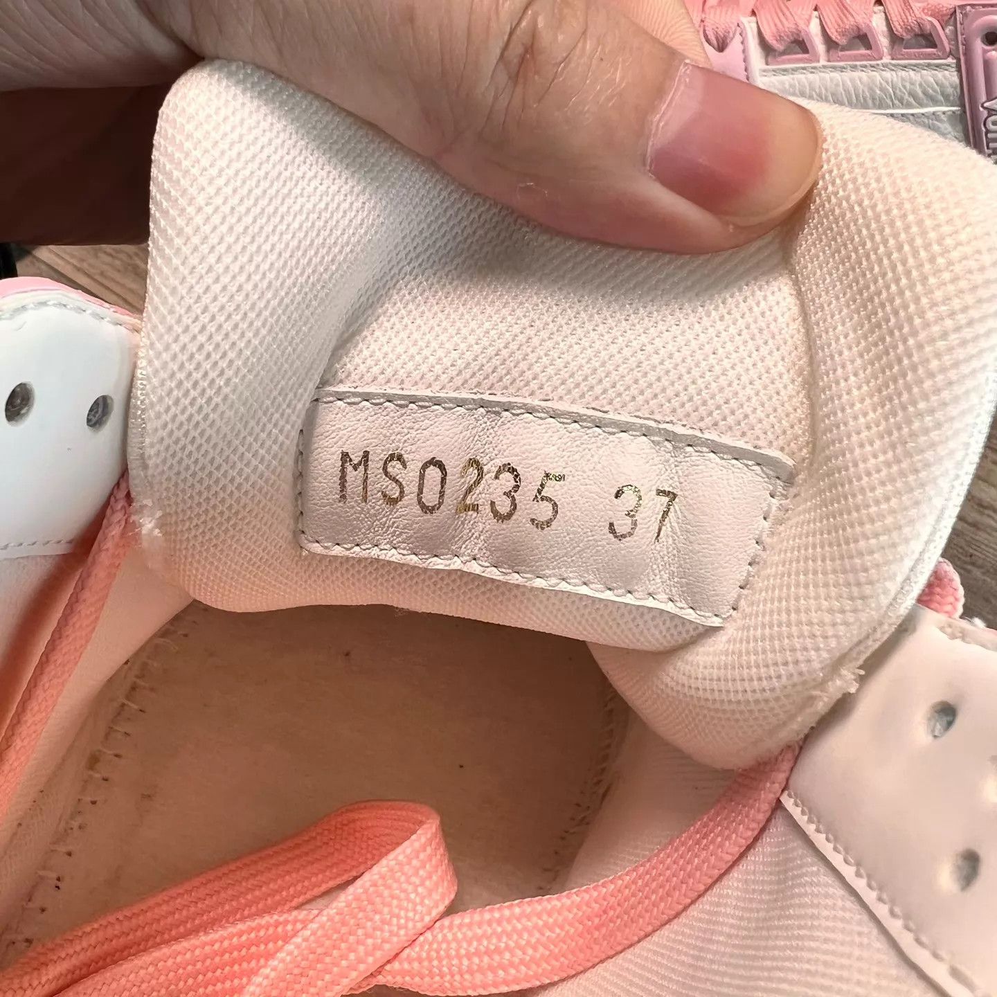 Louis Vuitton LV Trainer 25 Pink/White 37 97% NoBox NoFlaws MinorSoleWear Size US 6.5 / IT 36.5 - 8 Thumbnail