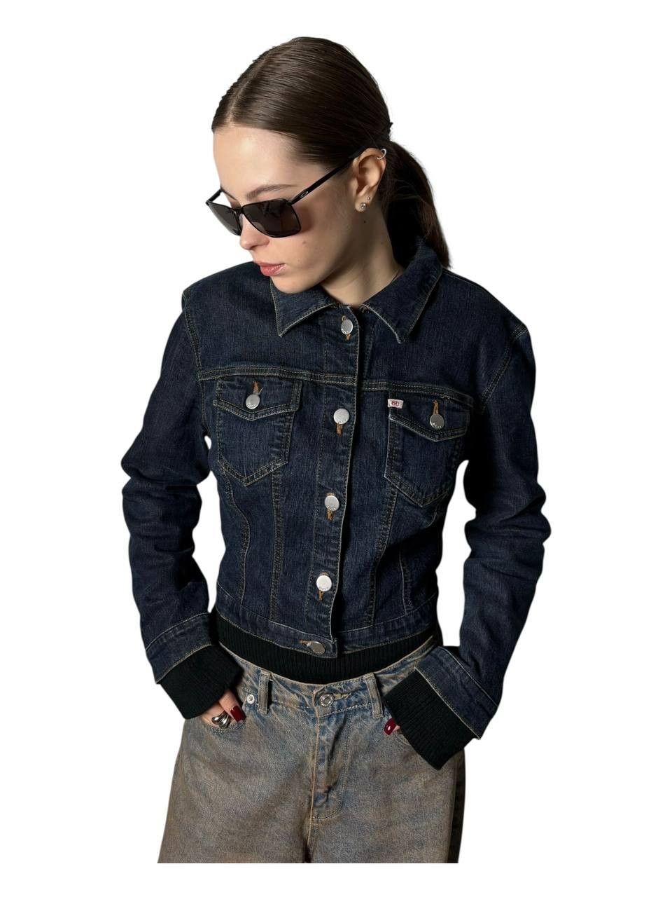 Vintage Miss Sixty W's Cropped Denim Jacket