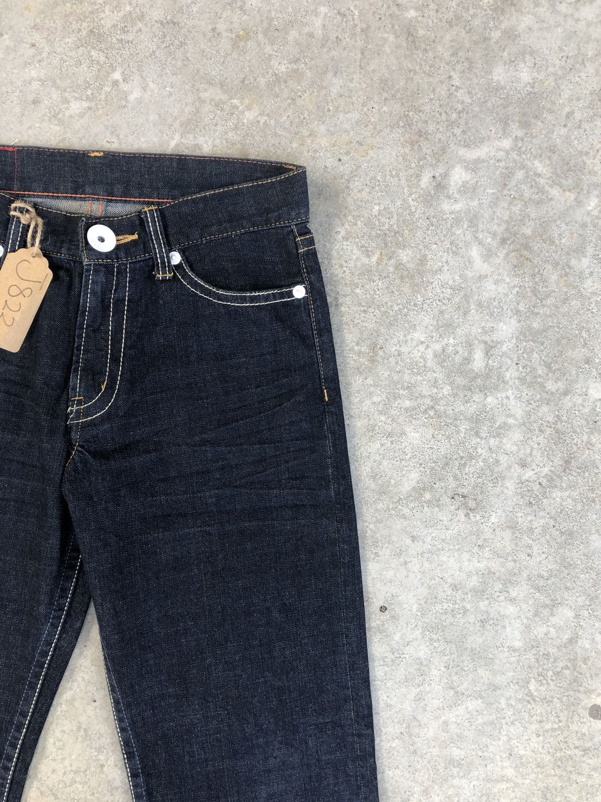 Japanese Brand Vintage Co & Lu Daicock Evisu Style Selvedge Big Logo Size US 31 - 5 Thumbnail