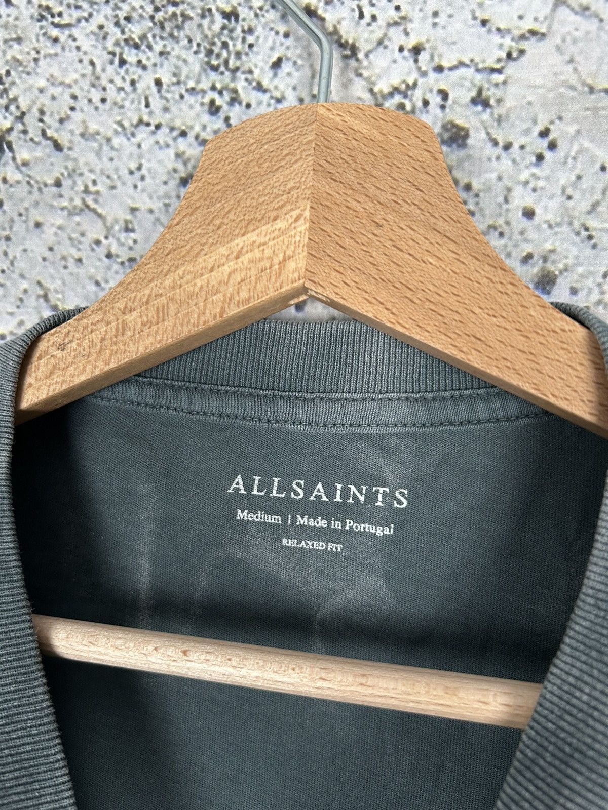 Allsaints Allsaints Streetwear Grey Smoked Tee Graphic Vintage Hype Size US M / EU 48-50 / 2 - 5 Thumbnail