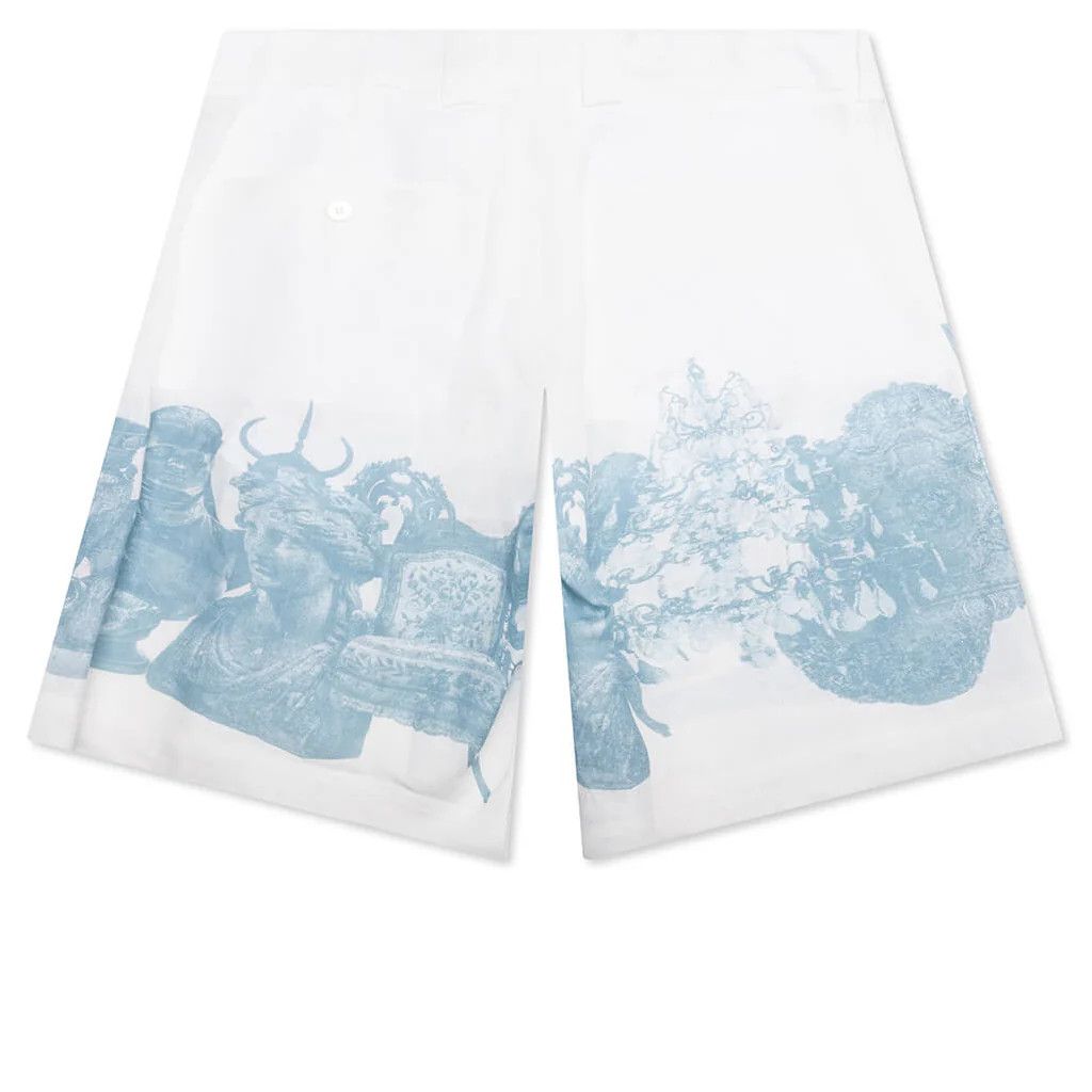 Givenchy o1mle0426 Bermuda Shorts in White/Blue Size US 38 / EU 54 - 2 Thumbnail