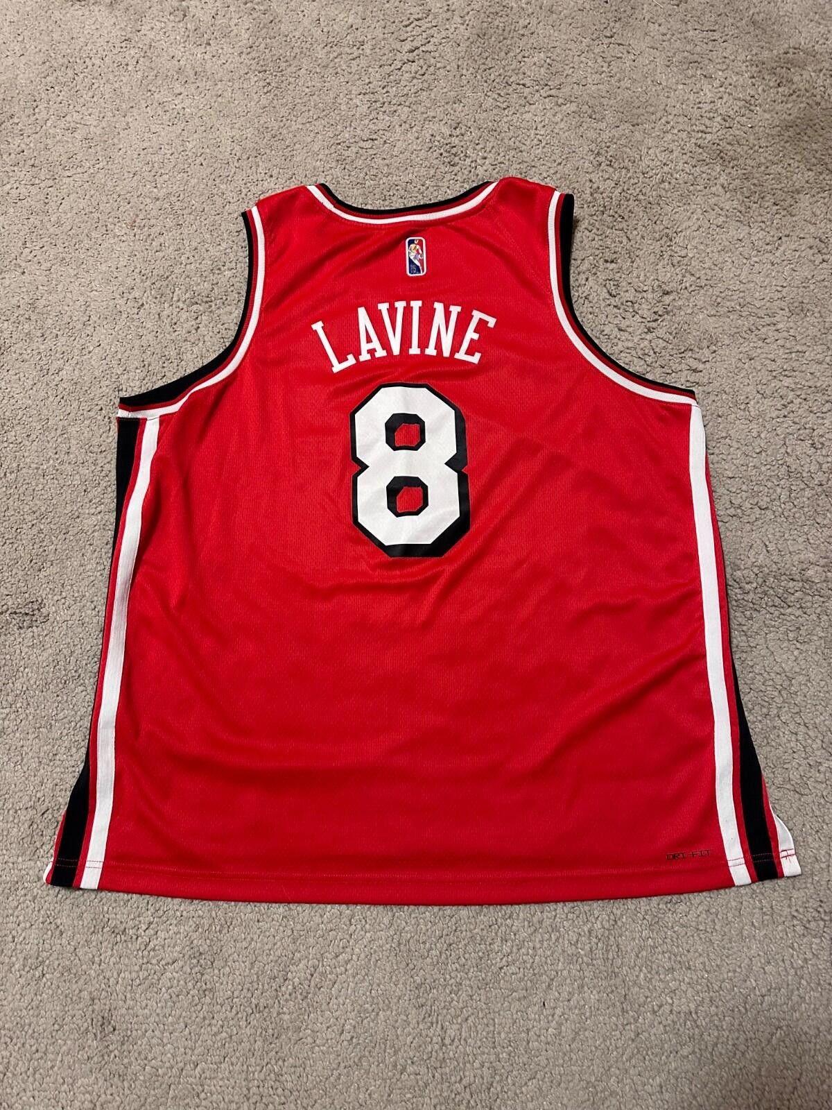 Nike Nike Chicago Bulls Zach Lavine City Edition Jersey 2021-22 Size US XXL / EU 58 / 5 - 8 Thumbnail