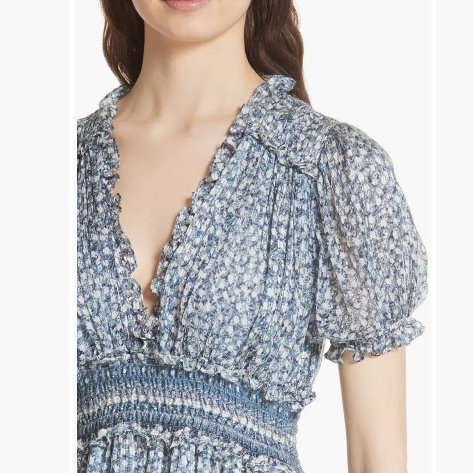 Ulla Johnson Ulla Johnson Evania Dress – Sky Blue – Size 4 – EUC Size S / US 4 / IT 40 - 5 Thumbnail
