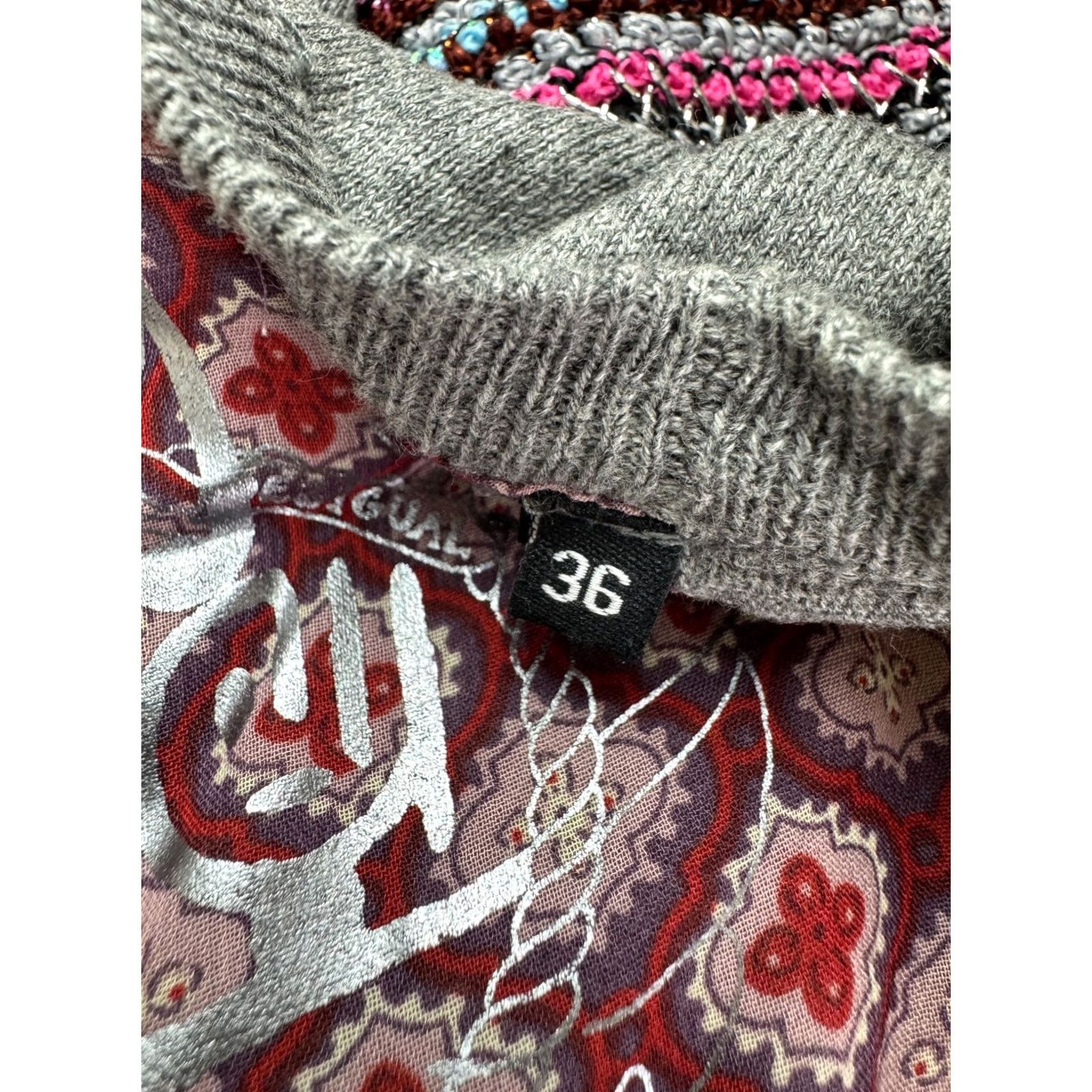 Desigual Desigual Dress Womens A-Line Knee Length Multicoloured 36 Size XS / US 0-2 / IT 36-38 - 4 Thumbnail