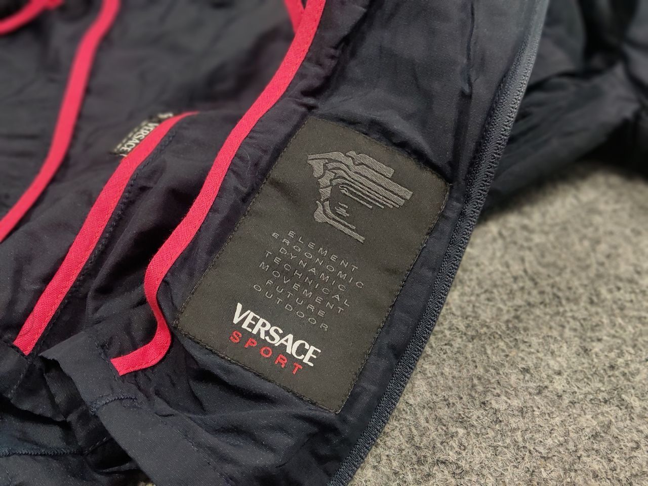 Versace Vintage 90's Versace Sport Jacket x Cargo Pants Nylon Blend Size S / US 4 / IT 40 - 14 Thumbnail