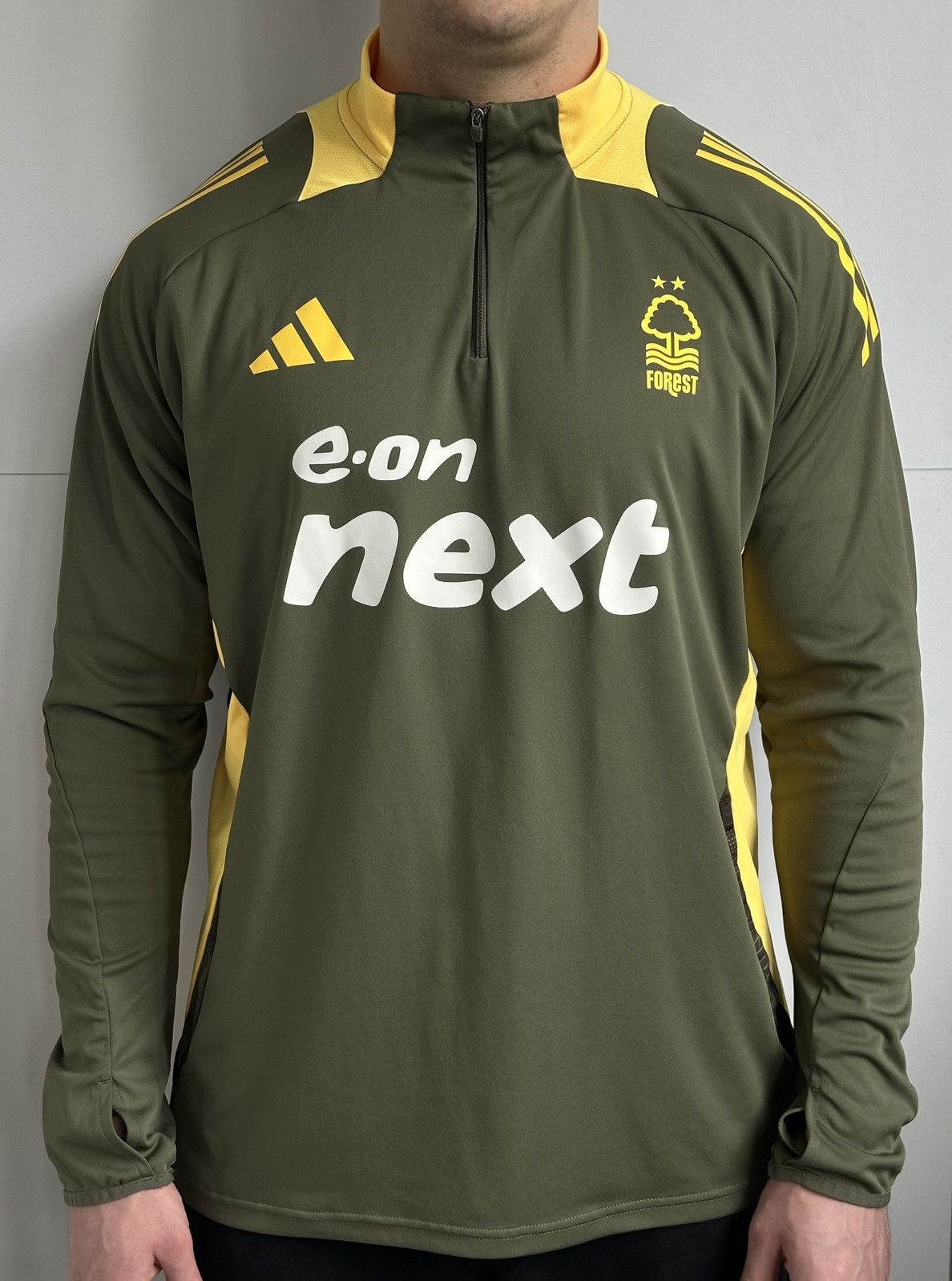 Adidas Adidas Nottingham Forest Training Top Green 1/4 Zip Men's Size US XXL / EU 58 / 5 - 1 Thumbnail