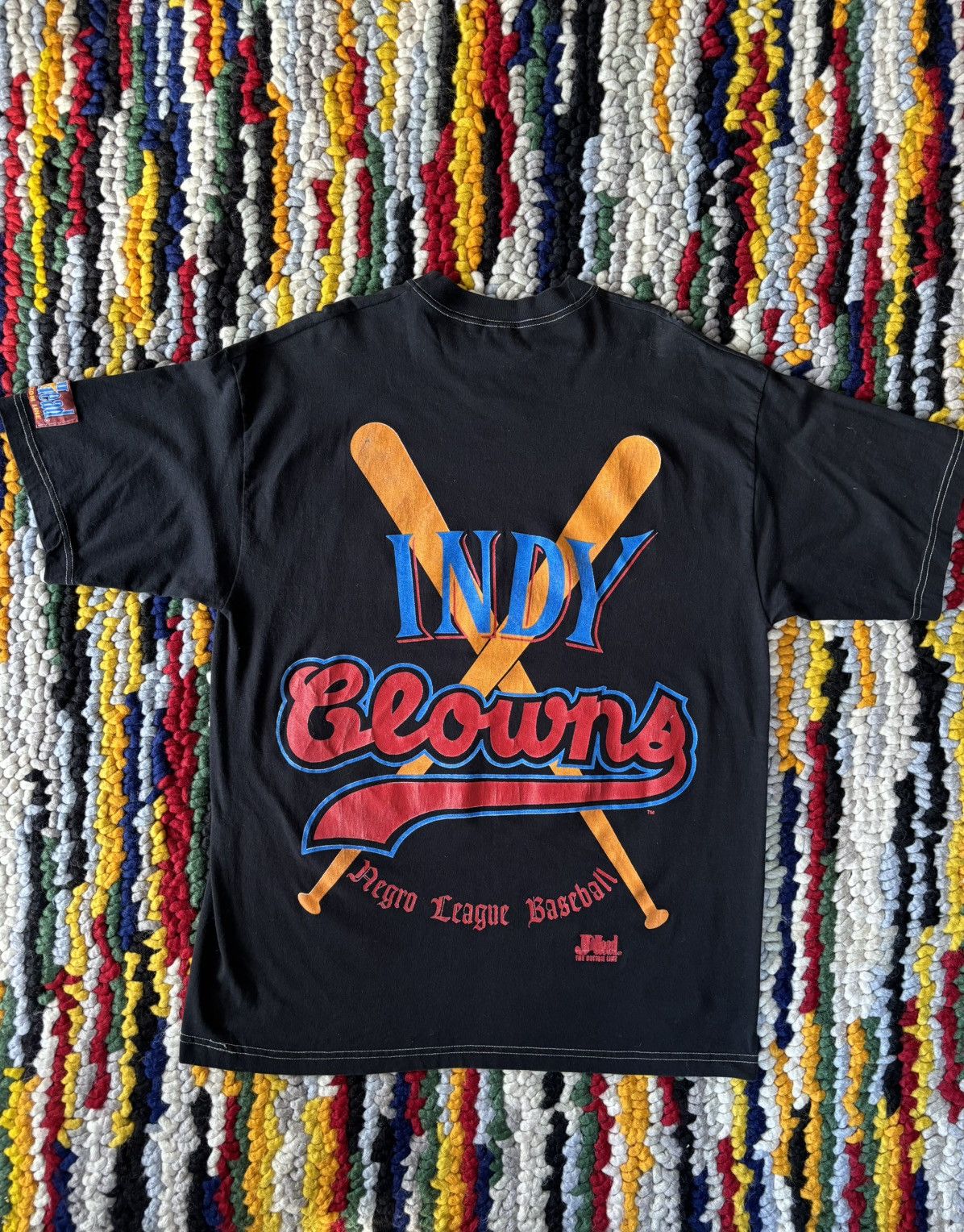 MLB Vintage Indy Clowns Baseball Tee Shirt Size US XXL / EU 58 / 5 - 2 Thumbnail