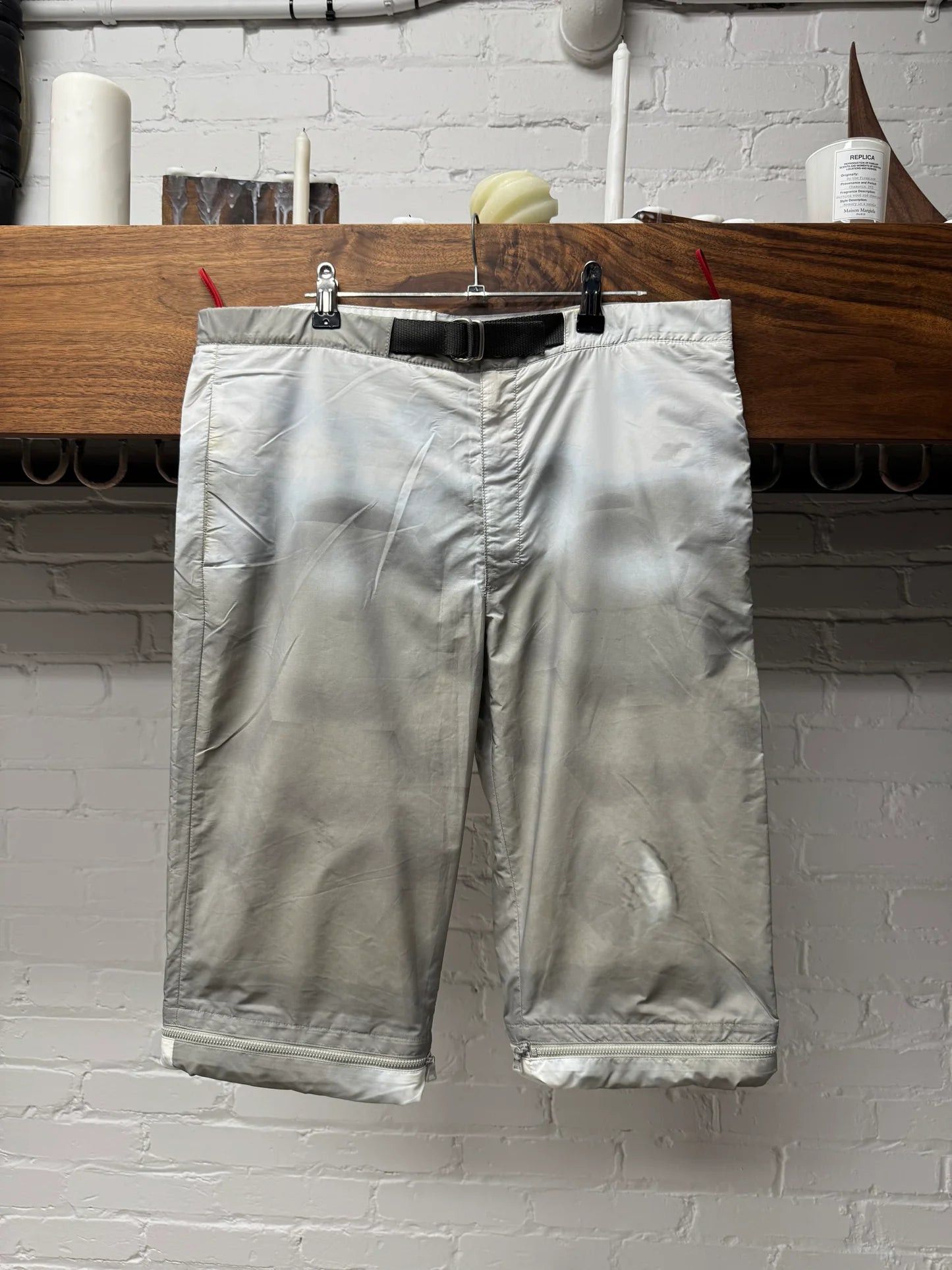 Prada Prada Sport Convertible Gabardine Shell Shorts Size US 33 - 1 Thumbnail