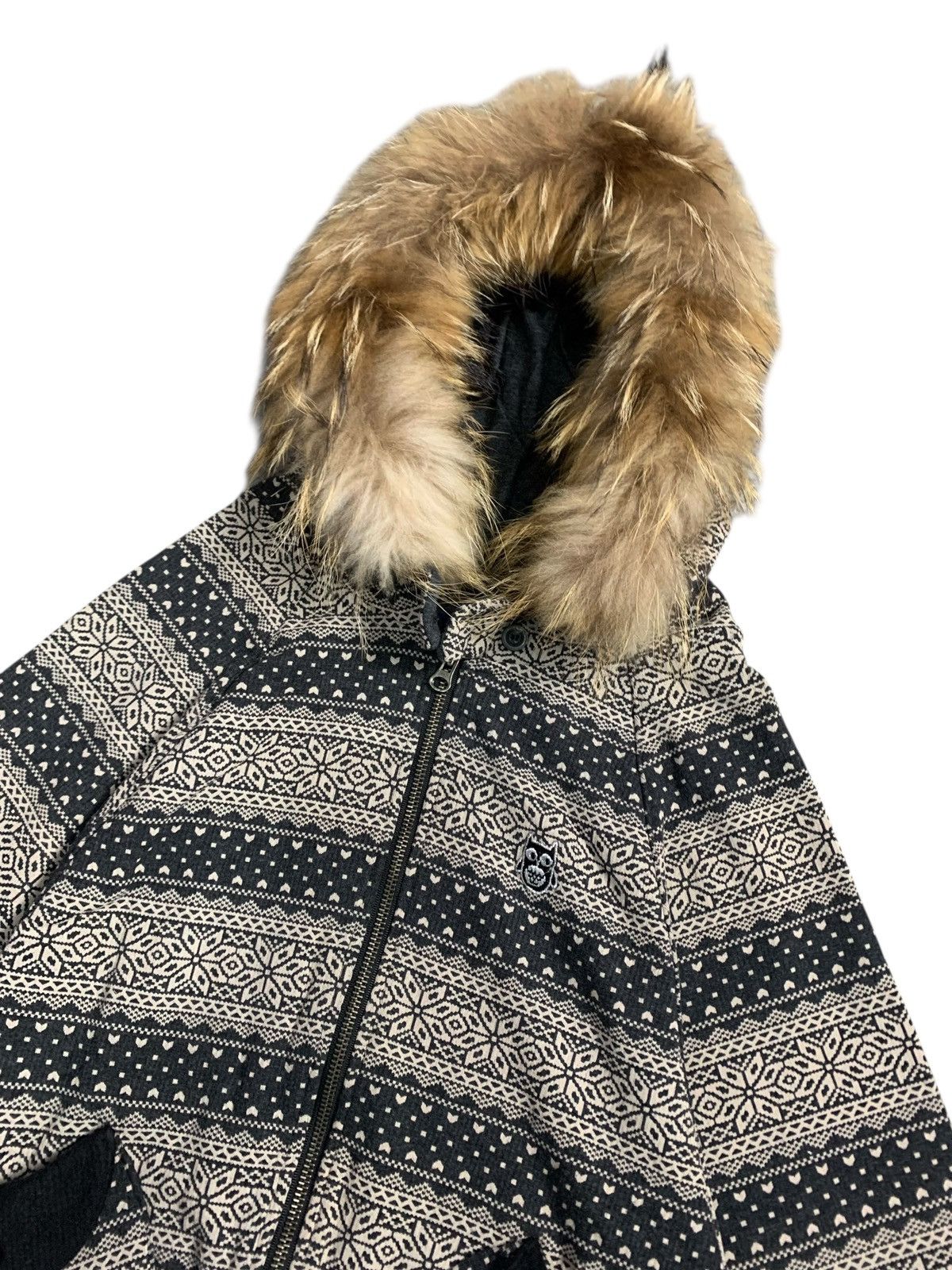 20471120 AISR CAT NAVAJO BIG POCKET FUR ZIP HOODIE ISSEY YOHJI STYLE Size US M / EU 48-50 / 2 - 2 Thumbnail