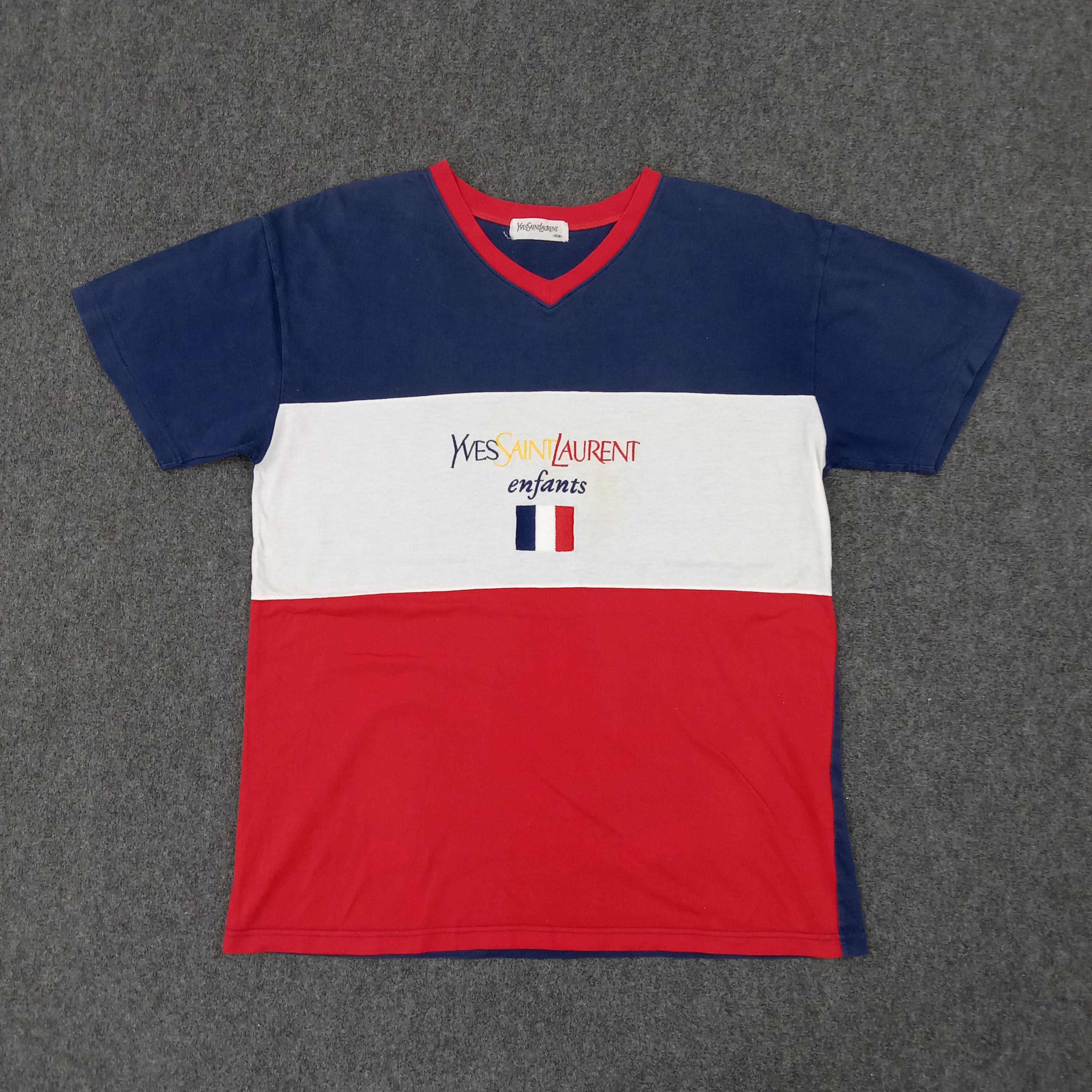 Vintage × Yves Saint Laurent Italian Brand Yves Saint Laurent Tshirt Size US L / EU 52-54 / 3 - 1 Thumbnail
