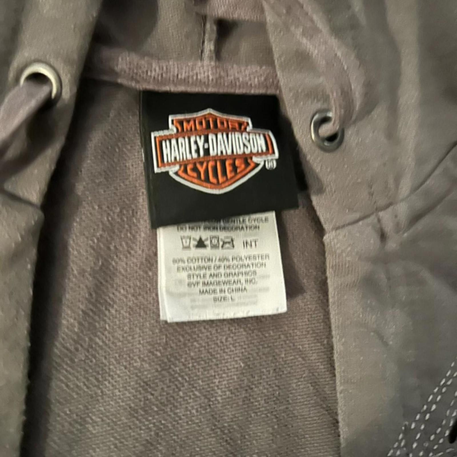 Harley Davidson Harley-Davidson Rhinestone Wing Hoodie Size L / US 10 / IT 46 - 5 Thumbnail