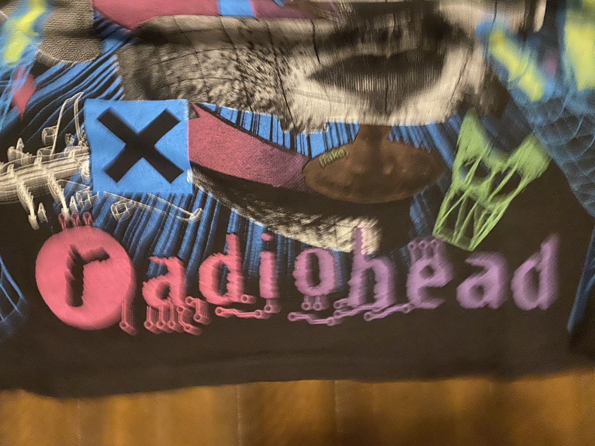 Band Tees Hand Printed Radiohead T-Shirt Size US XXL / EU 58 / 5 - 3 Thumbnail