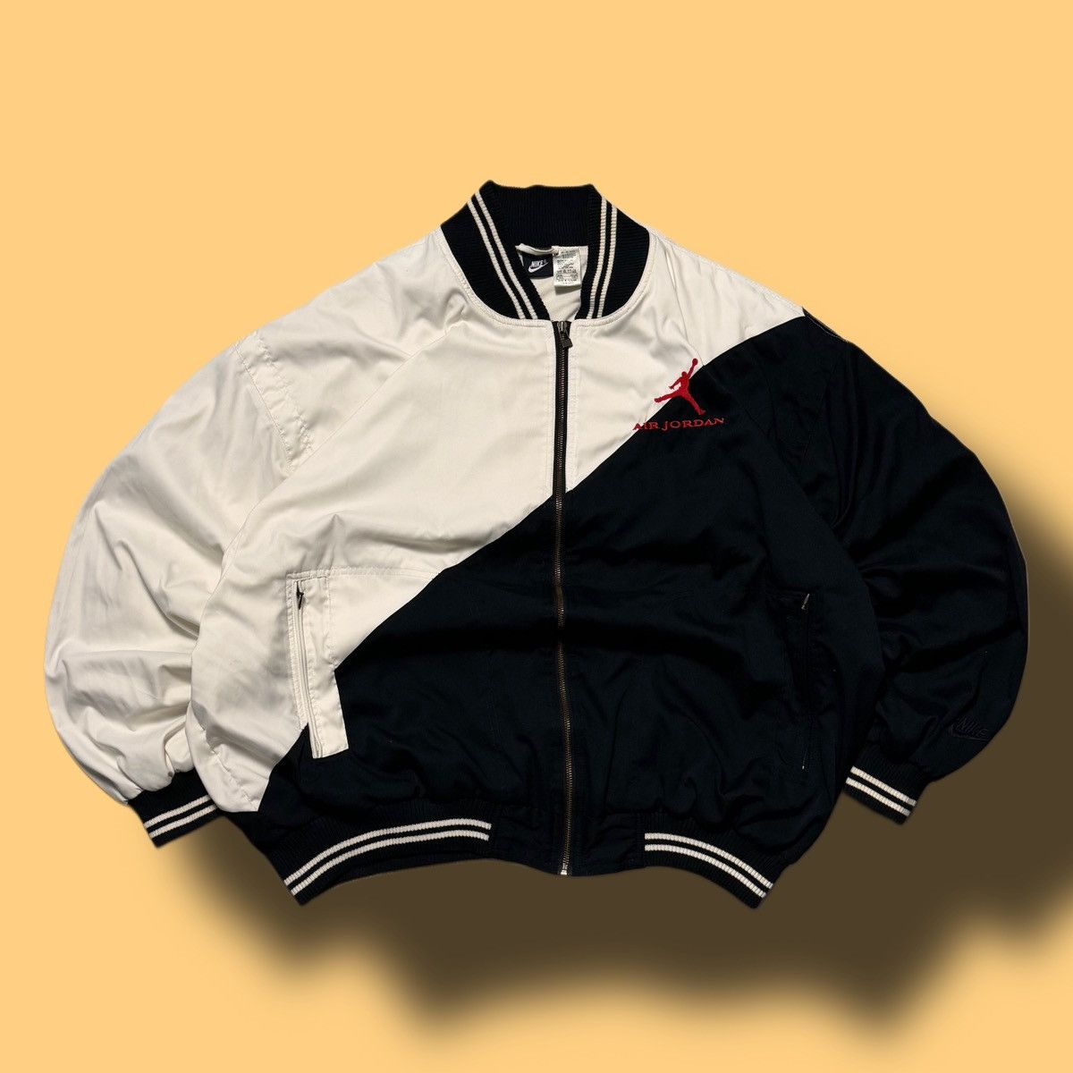 Nike × Vintage 90s Nike Vintage Air Jordan Nylon Oversize Bomber