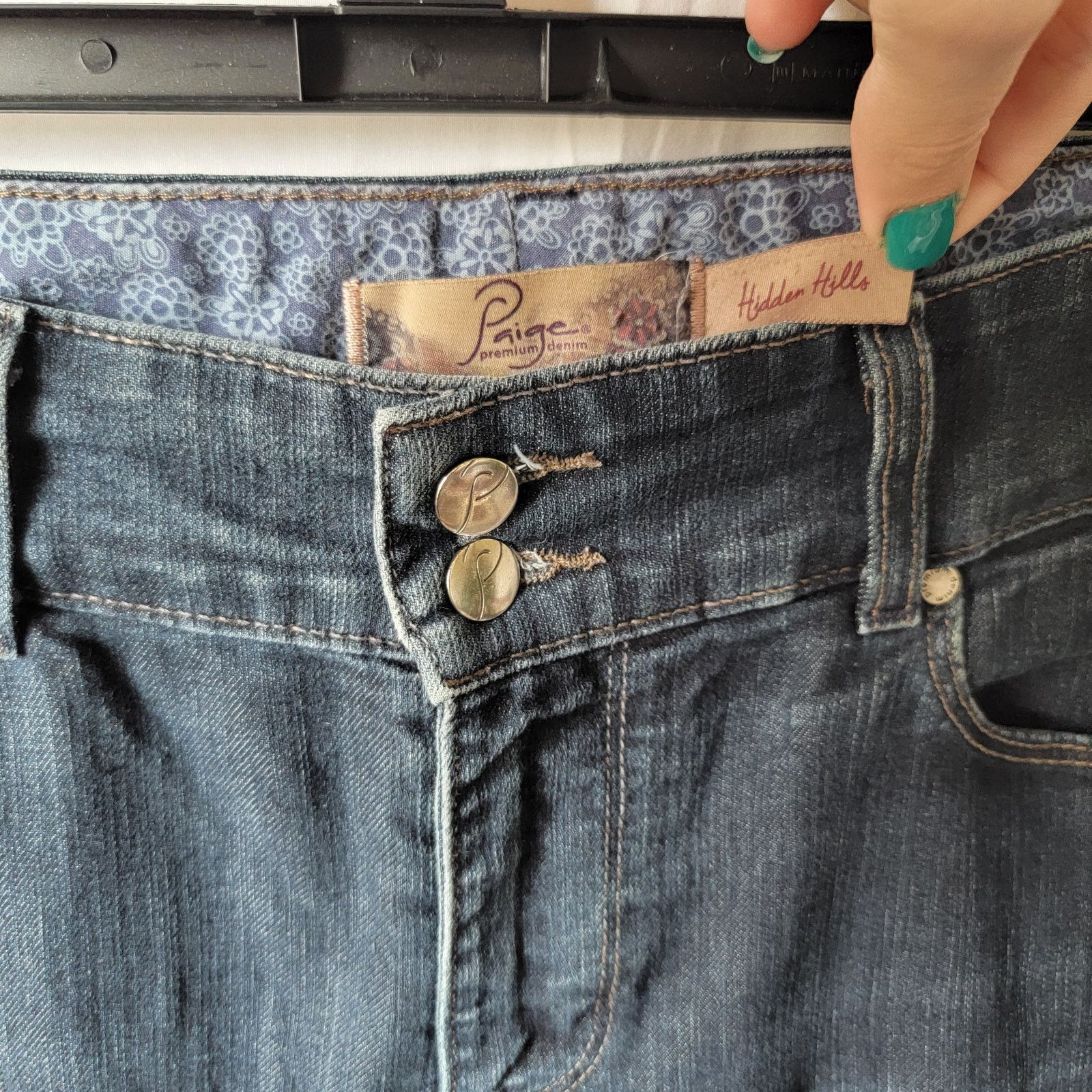 Paige Y2K PAIGE Dark Wash Mid Rise Womens Skinny Jeans Size 30 Size 30" / US 8 / IT 44 - 2 Thumbnail