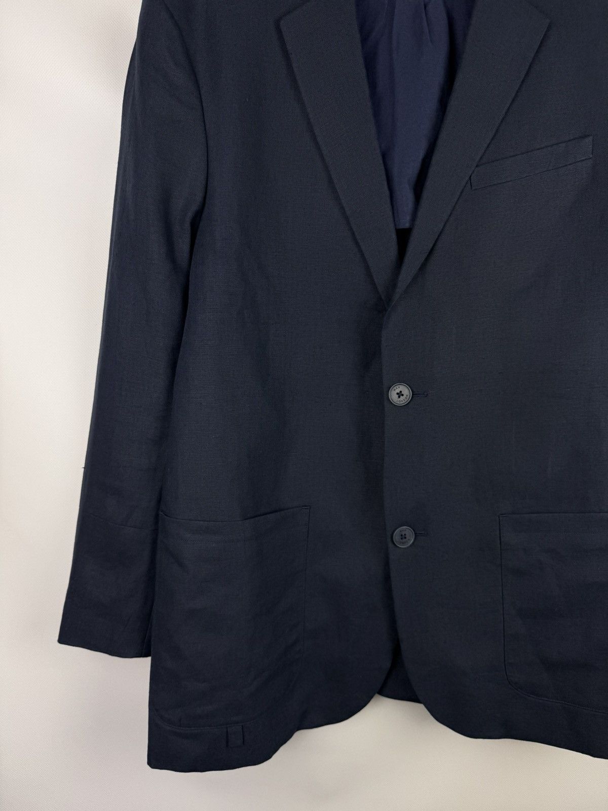 Wax London Wax London Men’s Linen 2 Piece Suit Blazer Jacket Pants Size 42R - 7 Thumbnail