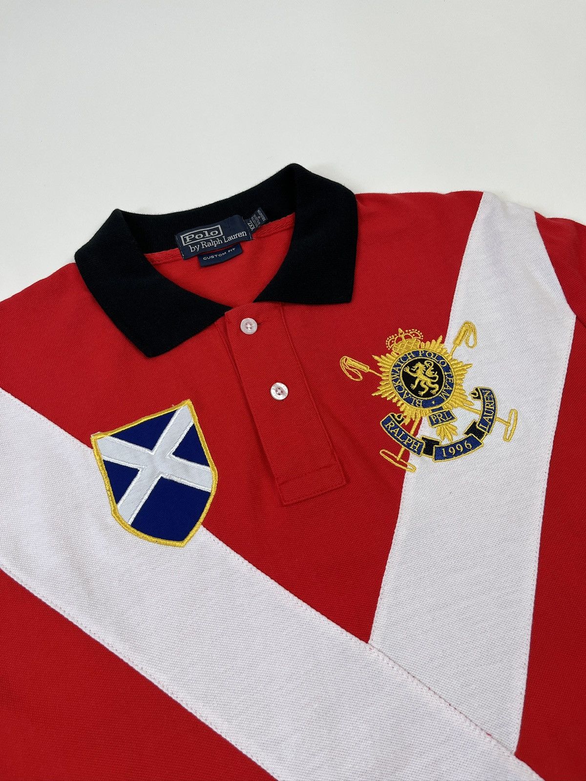Polo Ralph Lauren Vintage🔥PRL Chief Keef Black Watch Polo Team Rugby Shirt Size US XL / EU 56 / 4 - 2 Thumbnail