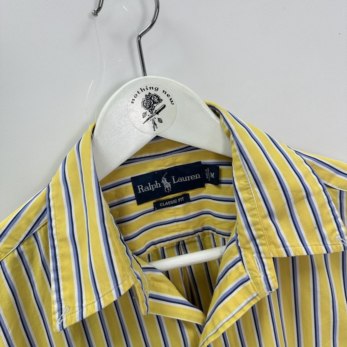 Ralph Lauren Vintage 90s Ralph Lauren Classic fit striped yellow tee y2k Size US M / EU 48-50 / 2 - 4 Thumbnail