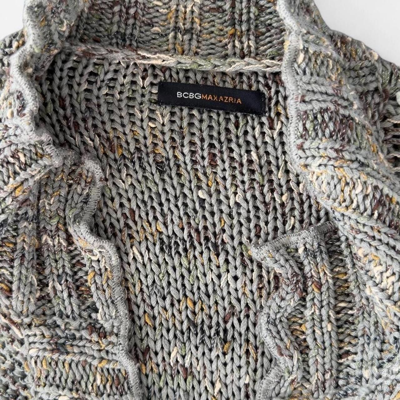 Bcbgmaxazria BCBGMAXAZRIA Women's multi cream Cardigans Size US 27 - 2 Thumbnail