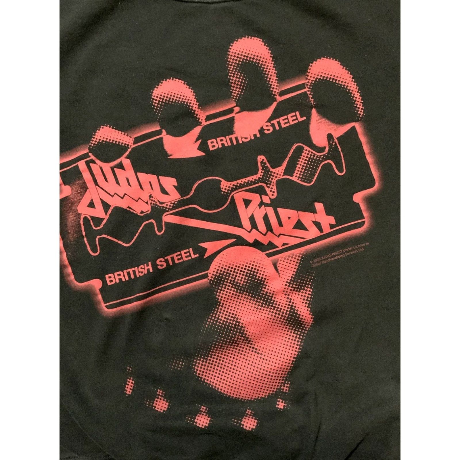 Tultex VINTAGE Judas Priest British Steel 40th Anniversary Heavy Metal Rock Band Sweatshirt M Black Mens Size US M / EU 48-50 / 2 - 6 Thumbnail