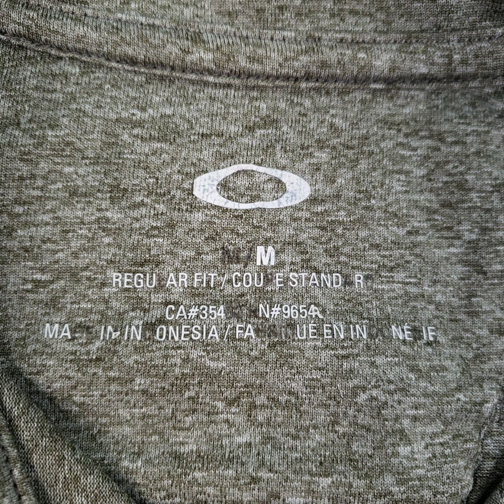 Oakley Oakley Polo Shirt Mens Medium Gray Regular Fit Performance Golf Athletic Shirt Size US M / EU 48-50 / 2 - 5 Thumbnail