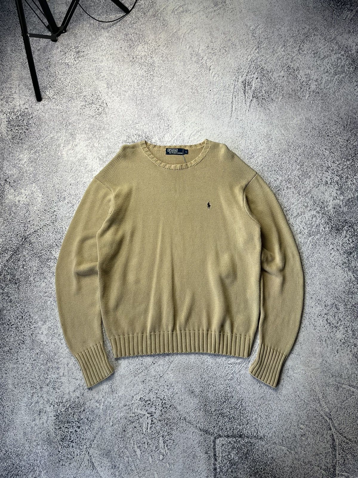 Polo Ralph Lauren Mens Vintage Polo Ralph Lauren knitted Sweater luxury Size US L / EU 52-54 / 3 - 1 Thumbnail