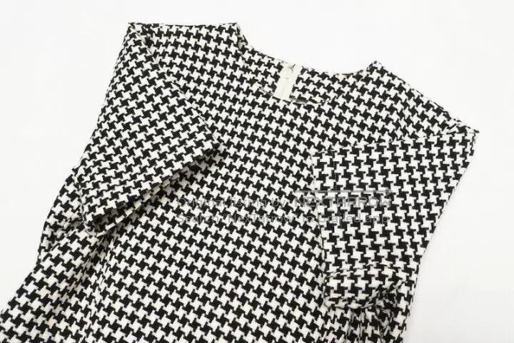 Comme des Garcons Comme des Garcons Retro Houndstooth Openwork Geo Round Nec Size M / US 6-8 / IT 42-44 - 6 Thumbnail