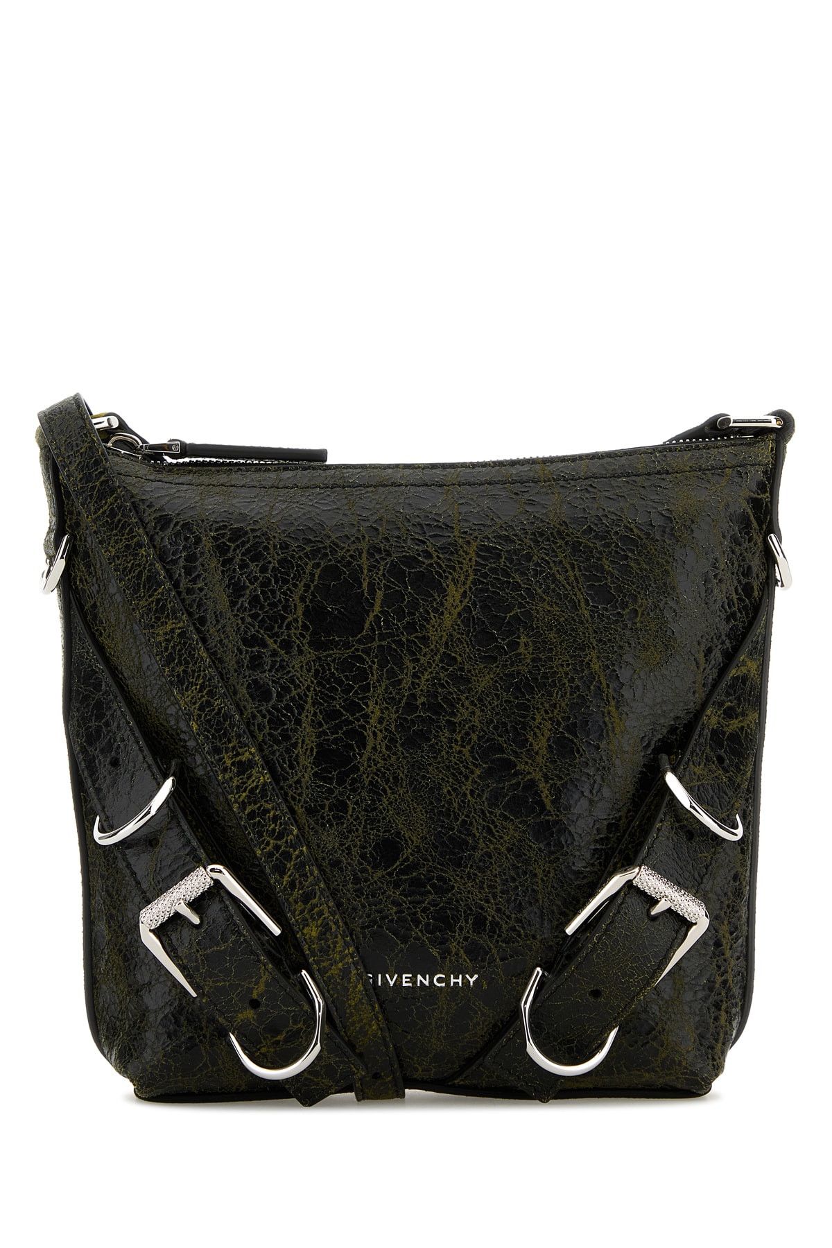 Givenchy Two-Tone Leather Voyou Crossbody Bag Size ONE SIZE - 1 Thumbnail