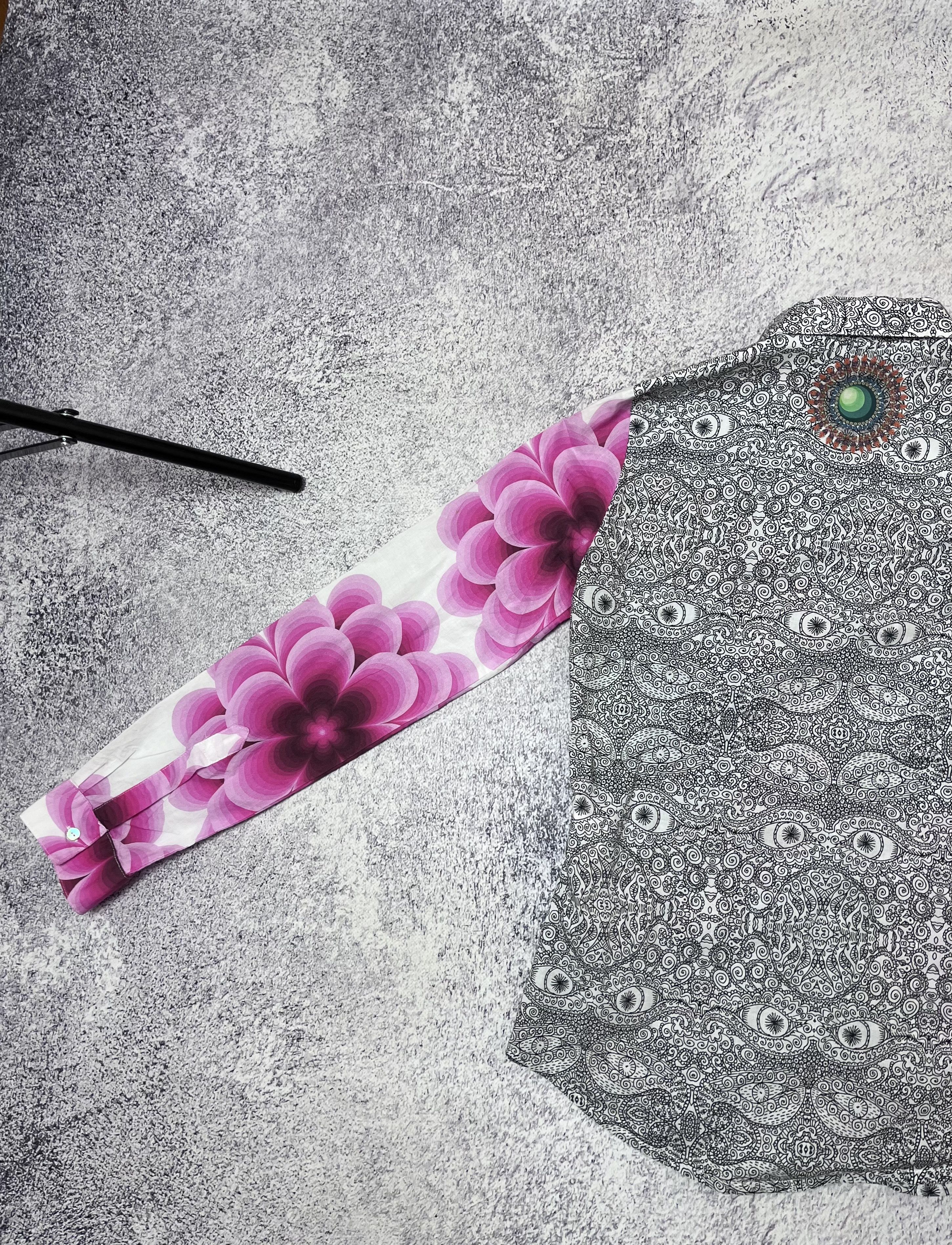 Desigual × Japanese Brand Women Button-down shirt Desigual size M flover and fauna Size M / US 6-8 / IT 42-44 - 12 Thumbnail