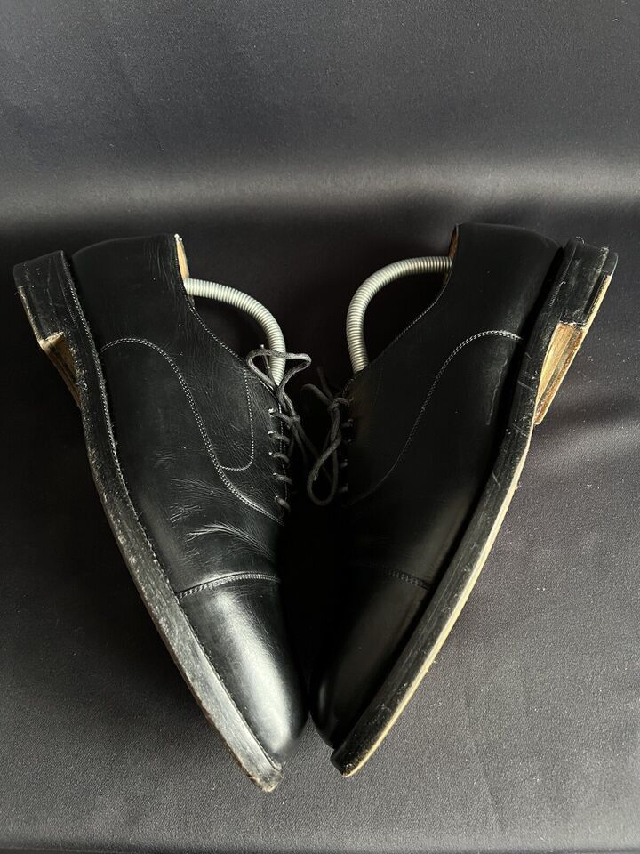 Bally Bally Vintage Shoes Leather Black Size 9 1/2 Size US 9.5 / EU 42-43 - 3 Thumbnail