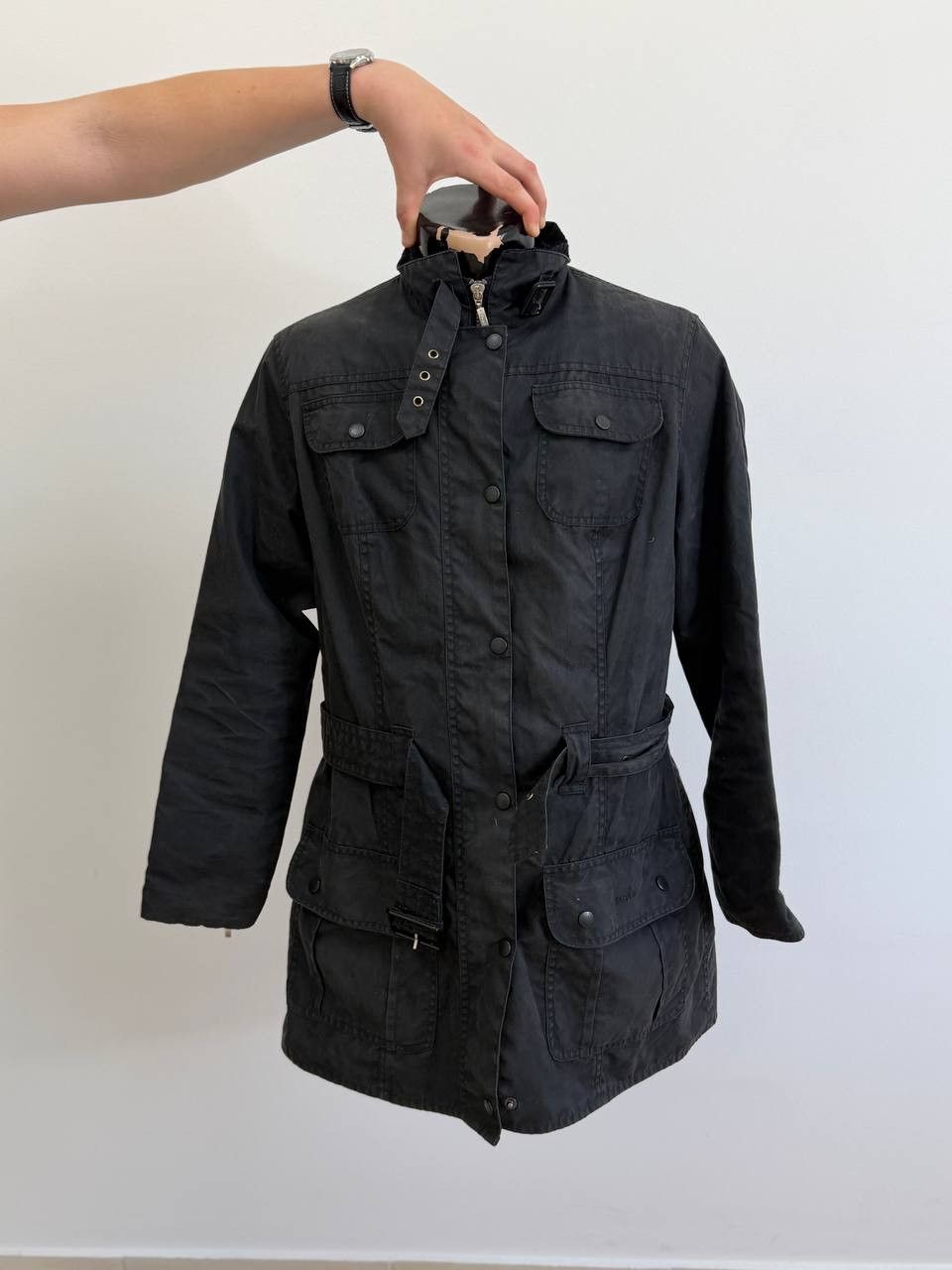 Barbour Barbour International Waxed Quilted Belted Jacket! Size - M! Size US M / EU 48-50 / 2 - 5 Thumbnail