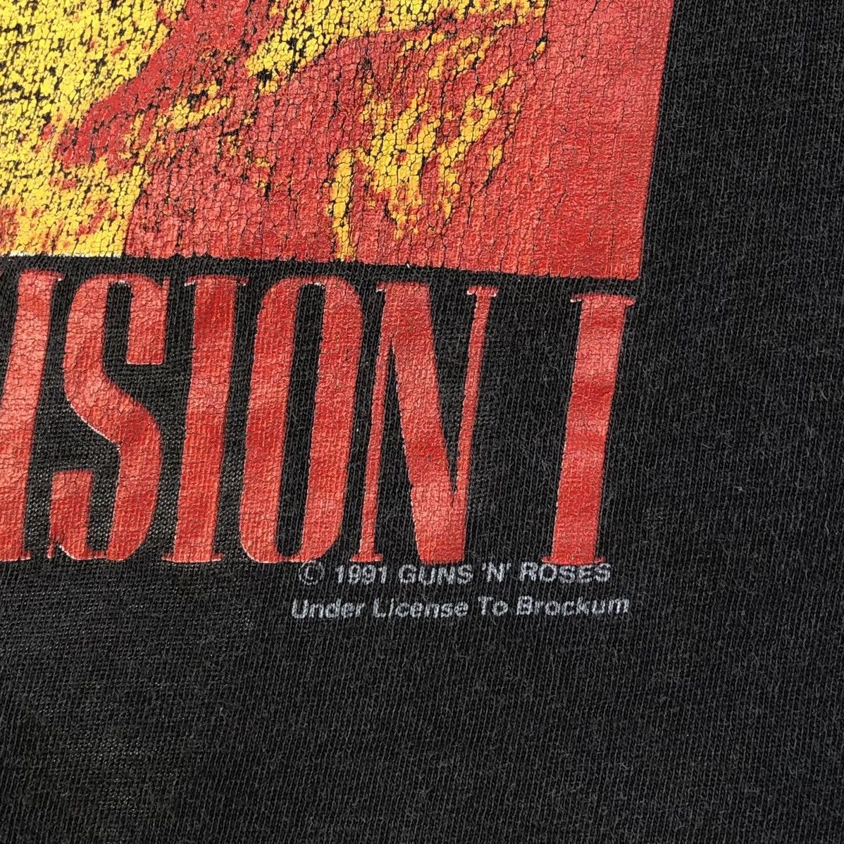 Guns N' Roses Vintage 1991 Guns N Roses Tour T Shirt Size US L / EU 52-54 / 3 - 5 Thumbnail