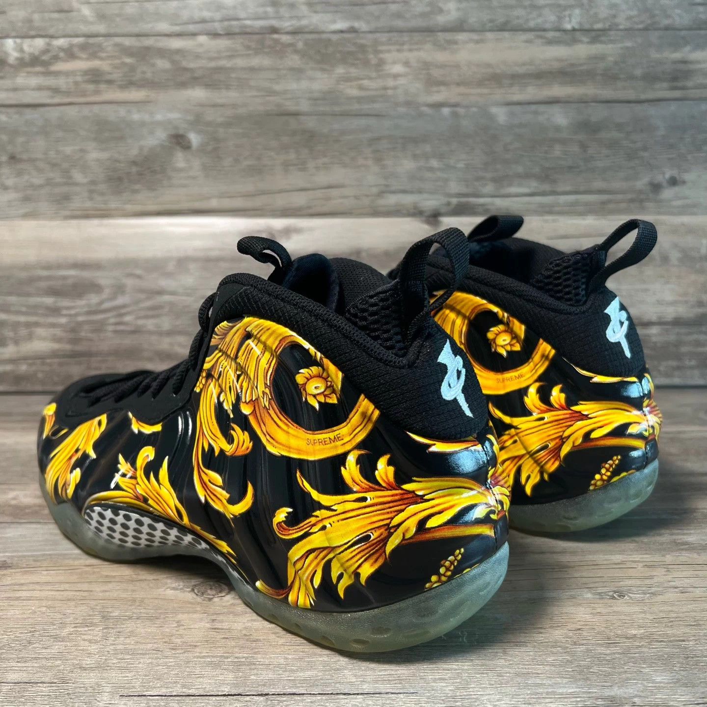 Supreme Supreme x Nike Air Foamposite One Black Straw 42.5 Size US 9.5 / EU 42-43 - 4 Thumbnail