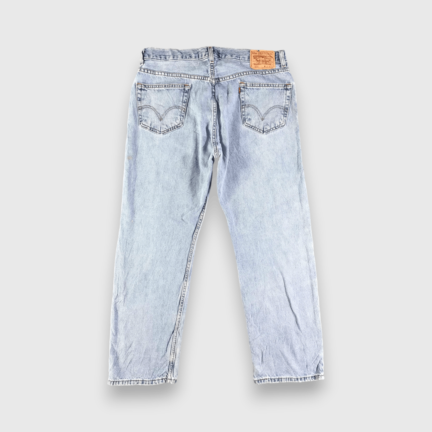 Levi's Vintage Blue Wash Levis 505 Jeans-J3075 Size US 35 - 2 Thumbnail