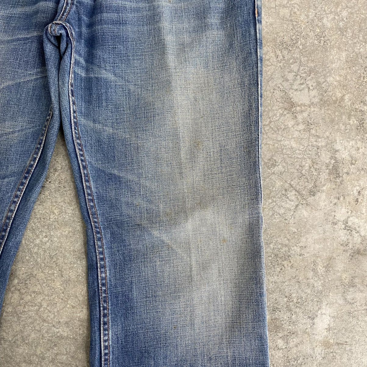 Prada 2000’s Prada Washed Blue Heel Bite Jeans Size US 34 / EU 50 - 7 Thumbnail