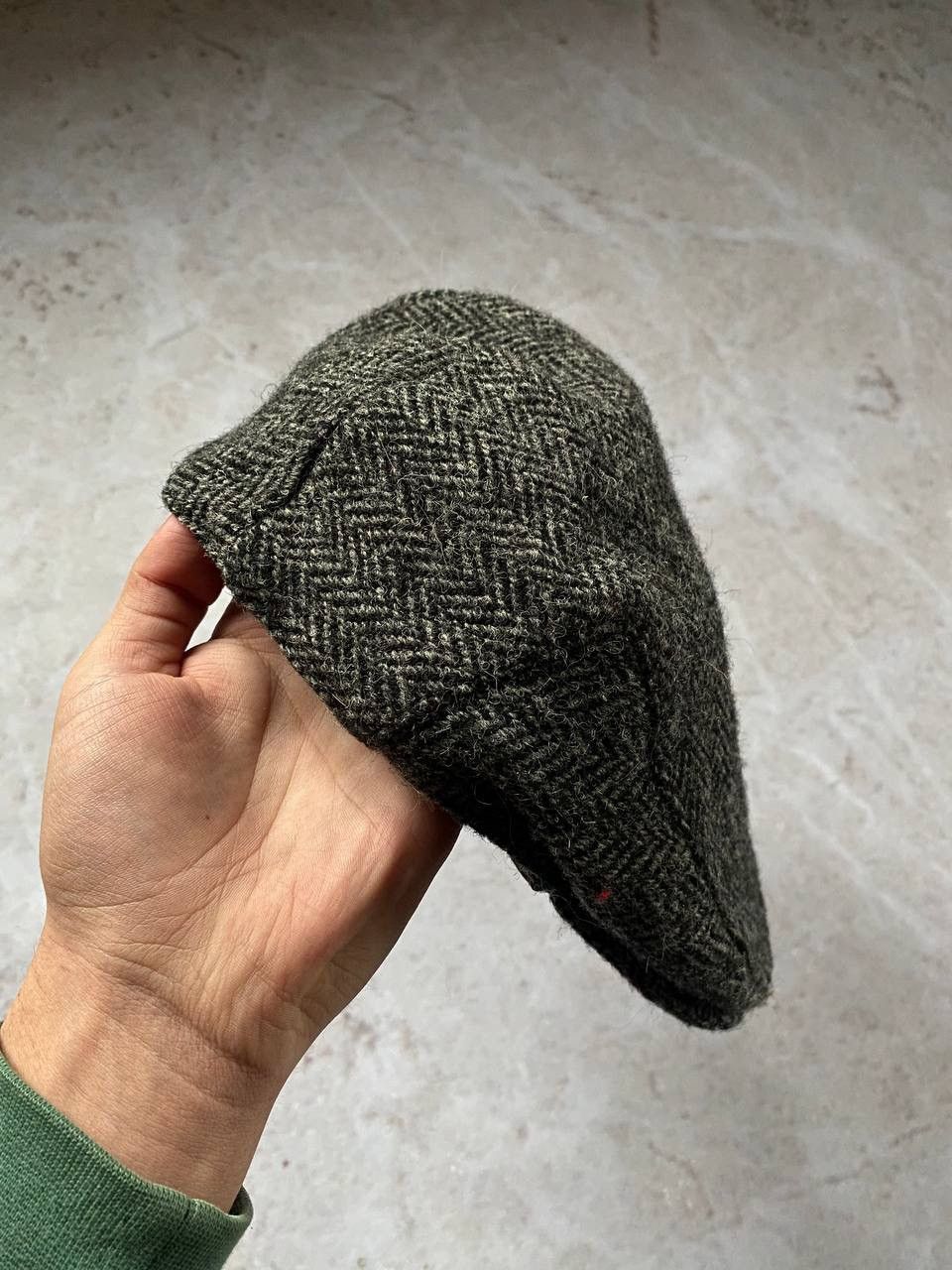 Harris Tweed Vintage 90s Harris Tweed Wool Cap Hat UK Size ONE SIZE - 1 Thumbnail