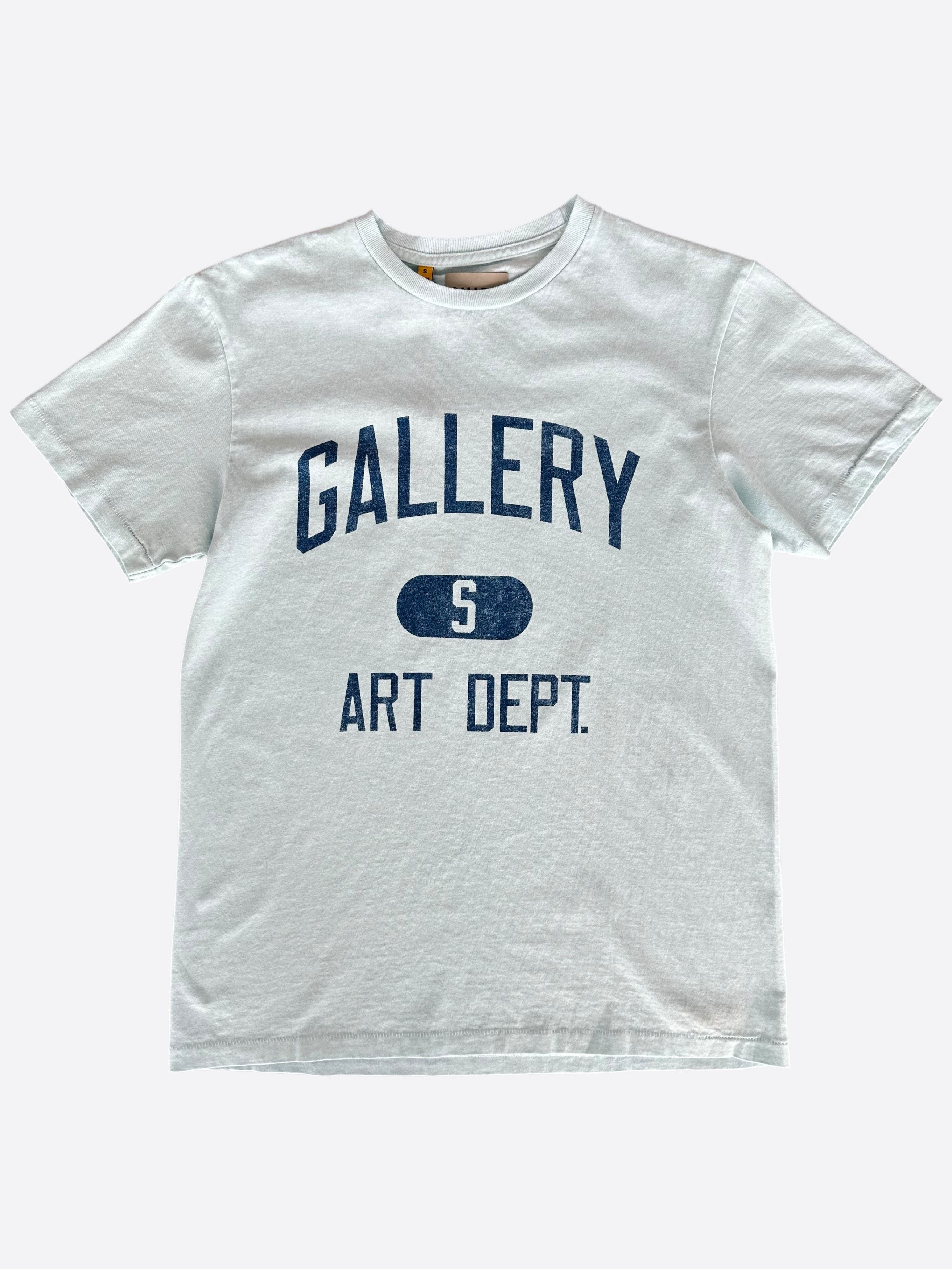 Gallery Dept. Gallery Dept Light Blue & Navy Art Dept T-Shirt Size US S / EU 44-46 / 1 - 1 Thumbnail