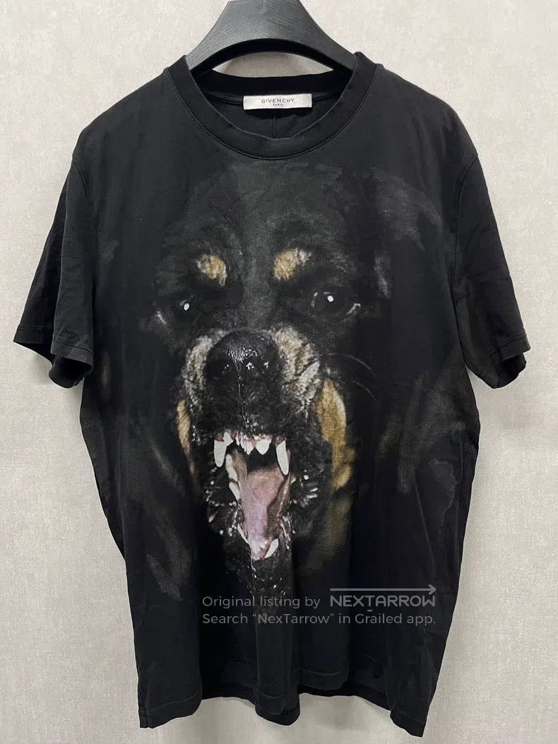 Givenchy Givenchy Black Metal Five-Star Dog Head Short Sleeve Size US M / EU 48-50 / 2 - 1 Thumbnail