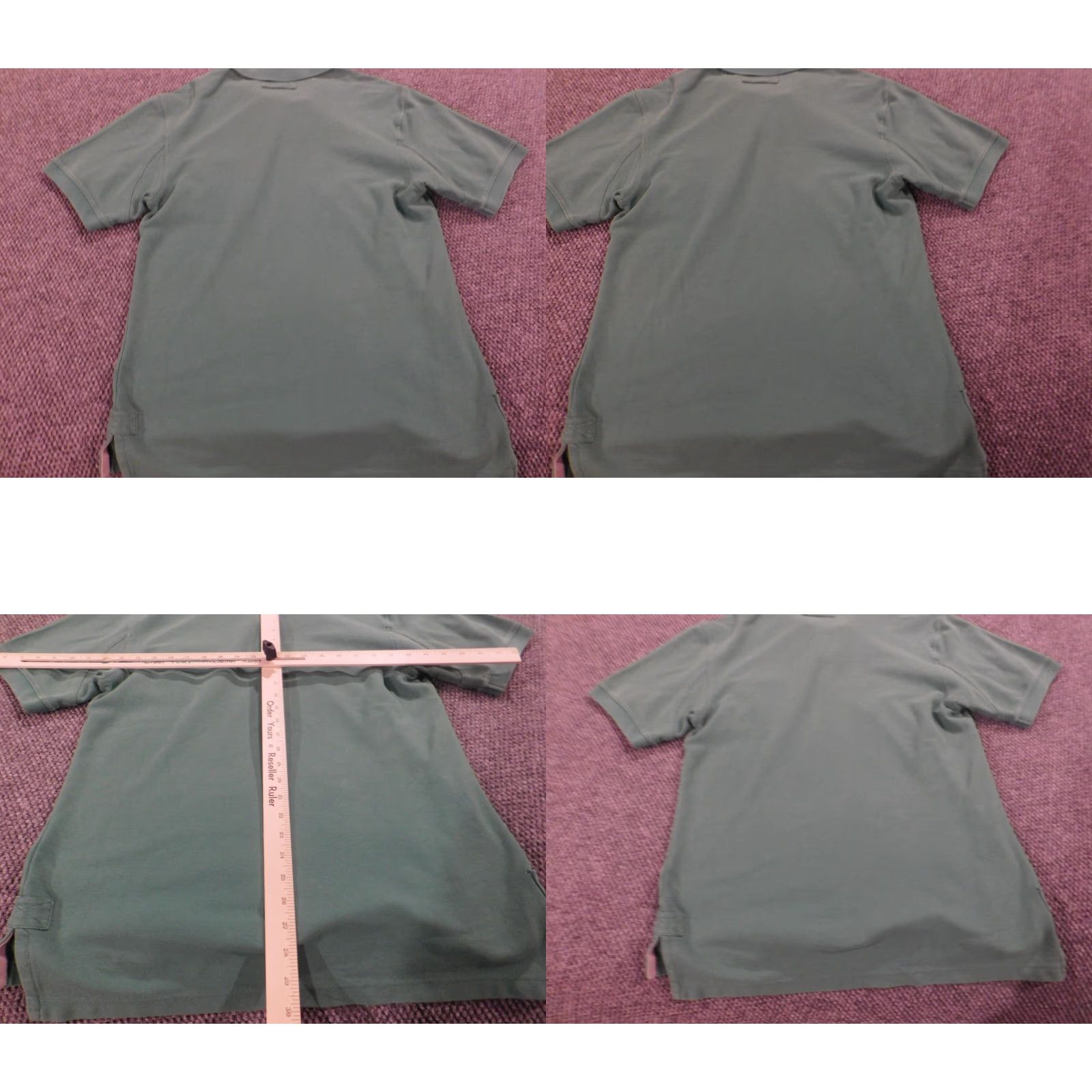 Duluth Trading Company Duluth Polo Shirt Mens Small Green Classic Knit Polyester Short Sleeve Collared Logo All Seasons Golf Size US S / EU 44-46 / 1 - 8 Thumbnail