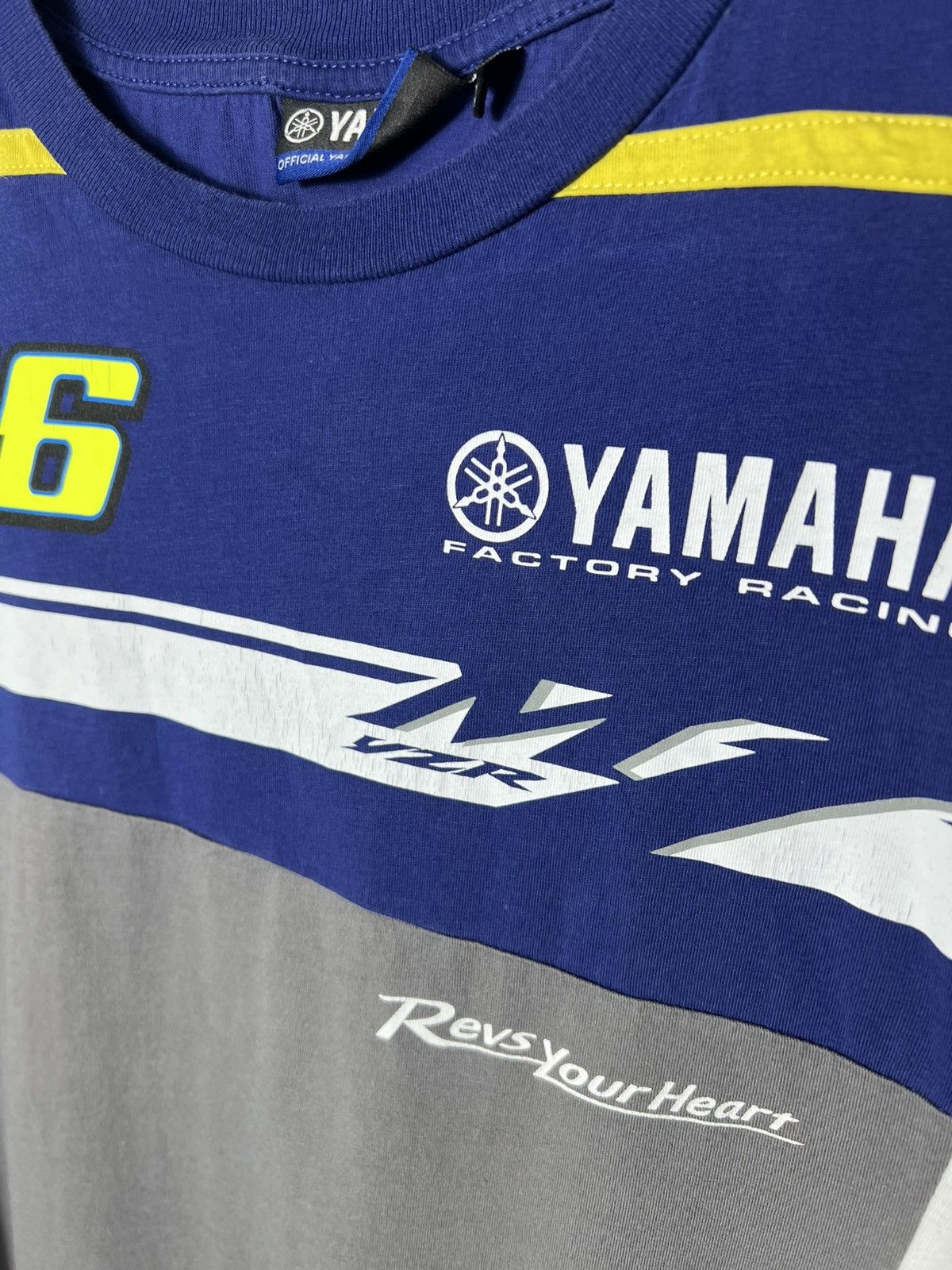Yamaha Yamaha The Doctor Valentino Rossi 46 Teamware Moto T-Shirt Size US XL / EU 56 / 4 - 6 Thumbnail