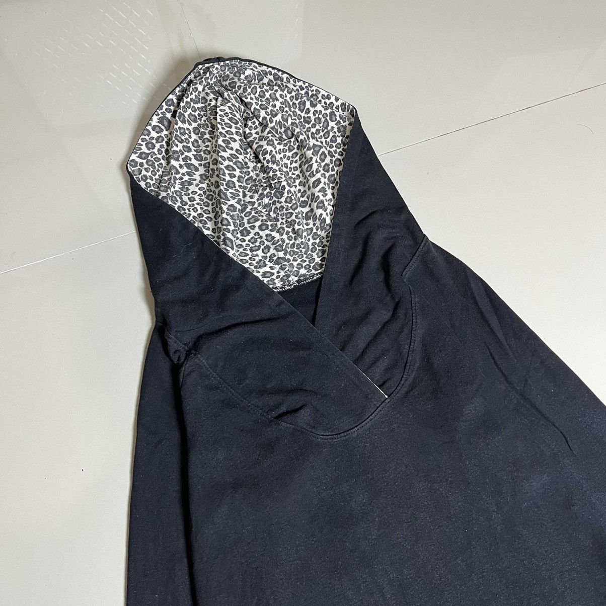 If Six Was Nine Leopard Lined Oversized Hoodie Dress lim Style Size US S / EU 44-46 / 1 - 4 Thumbnail