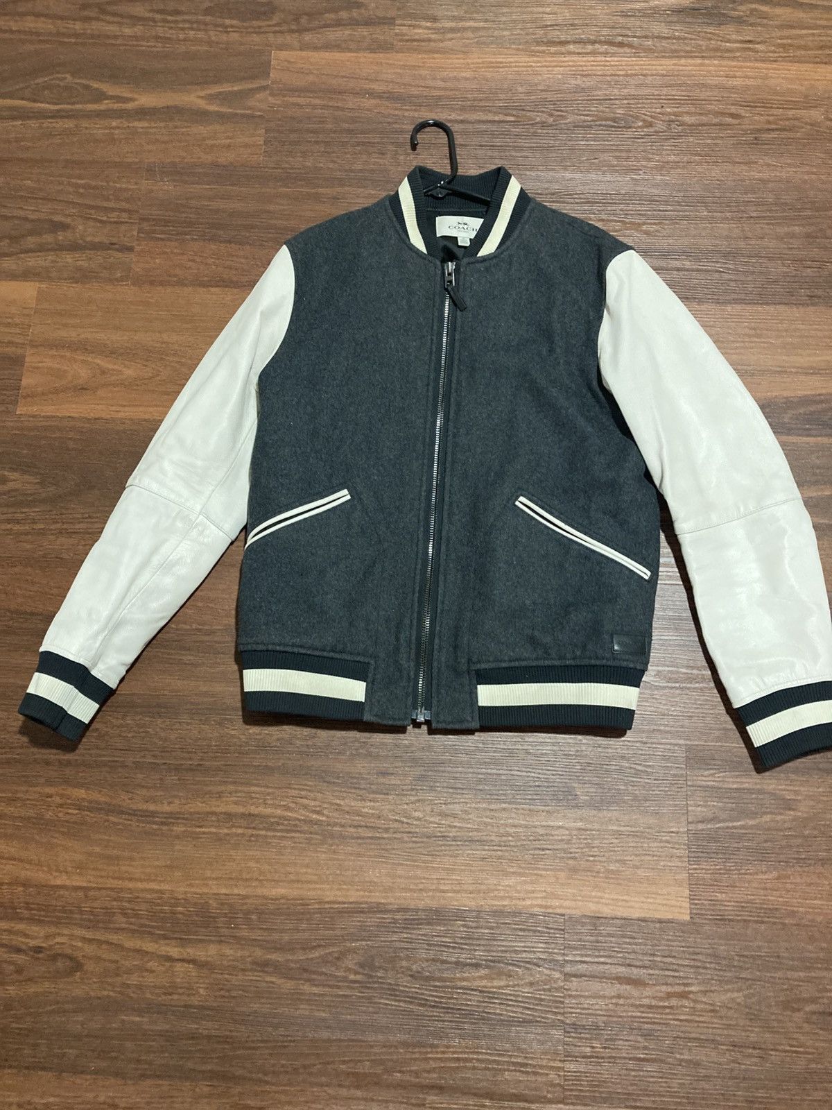 Coach Coach Mens Wool Leather Varsity Jacket Size US M / EU 48-50 / 2 - 1 Thumbnail